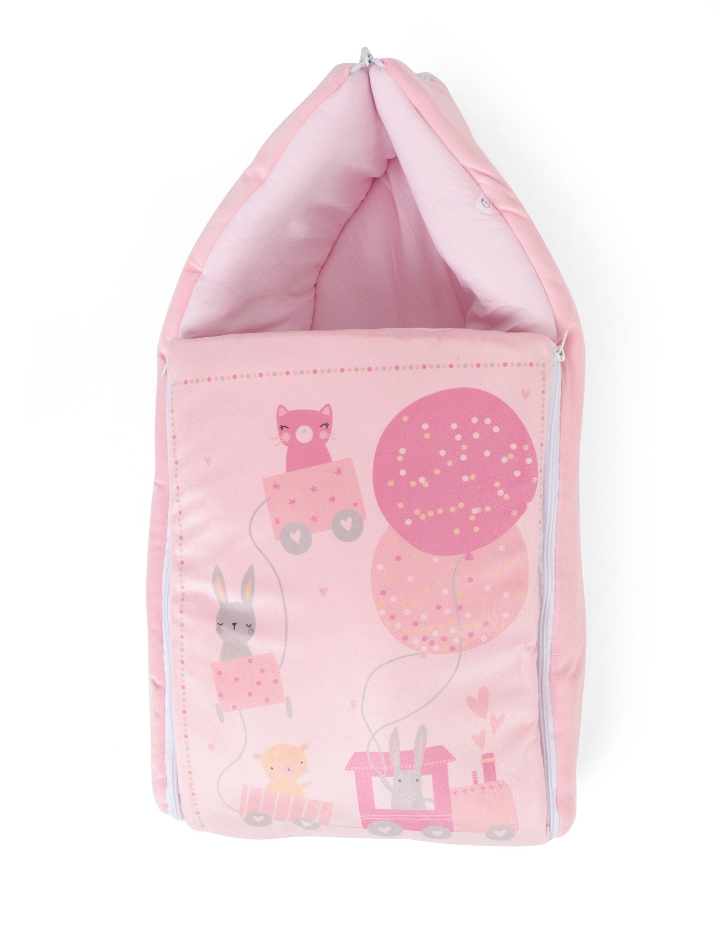 Super Soft Carry Nest Train Pink