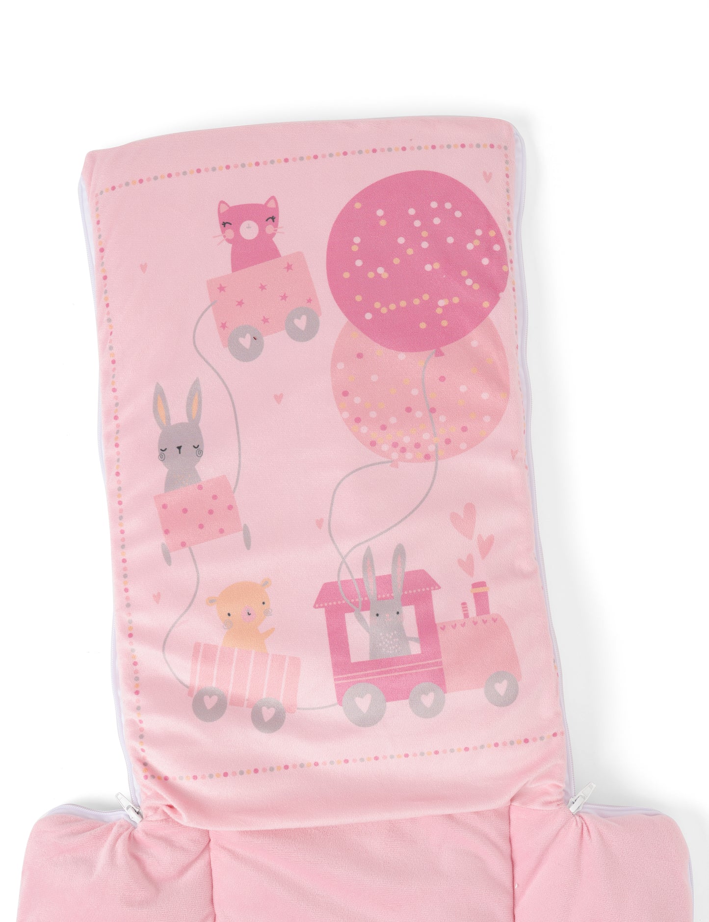 Super Soft Carry Nest Train Pink