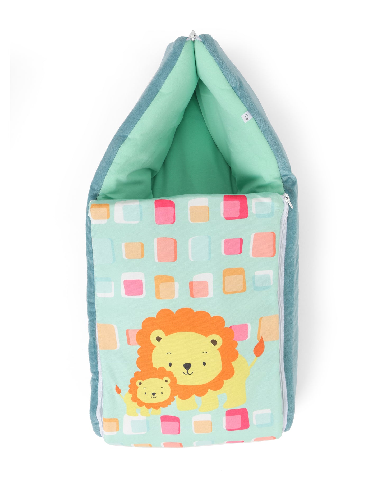 Super Soft Snuggle Nest Lion Green