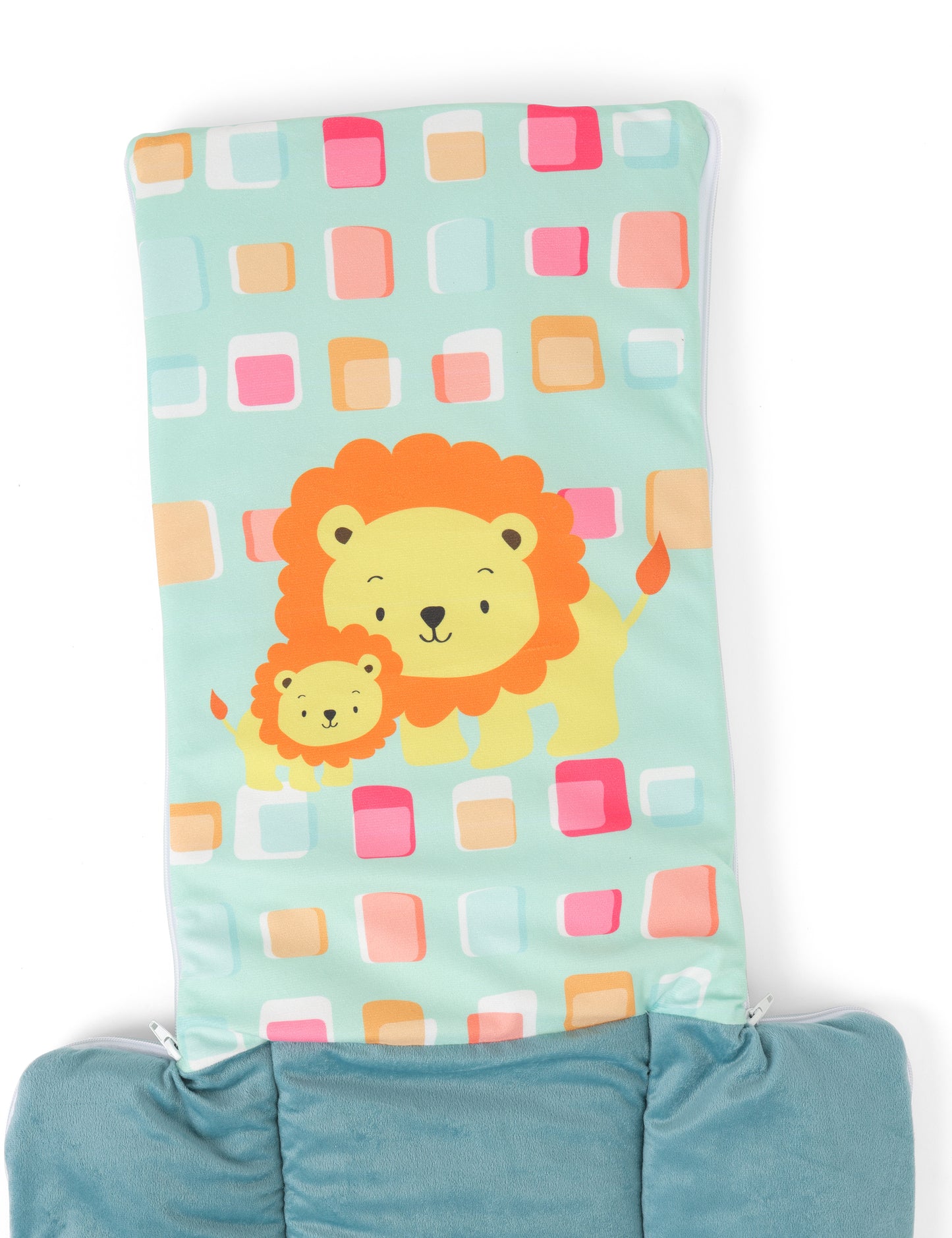 Super Soft Snuggle Nest Lion Green