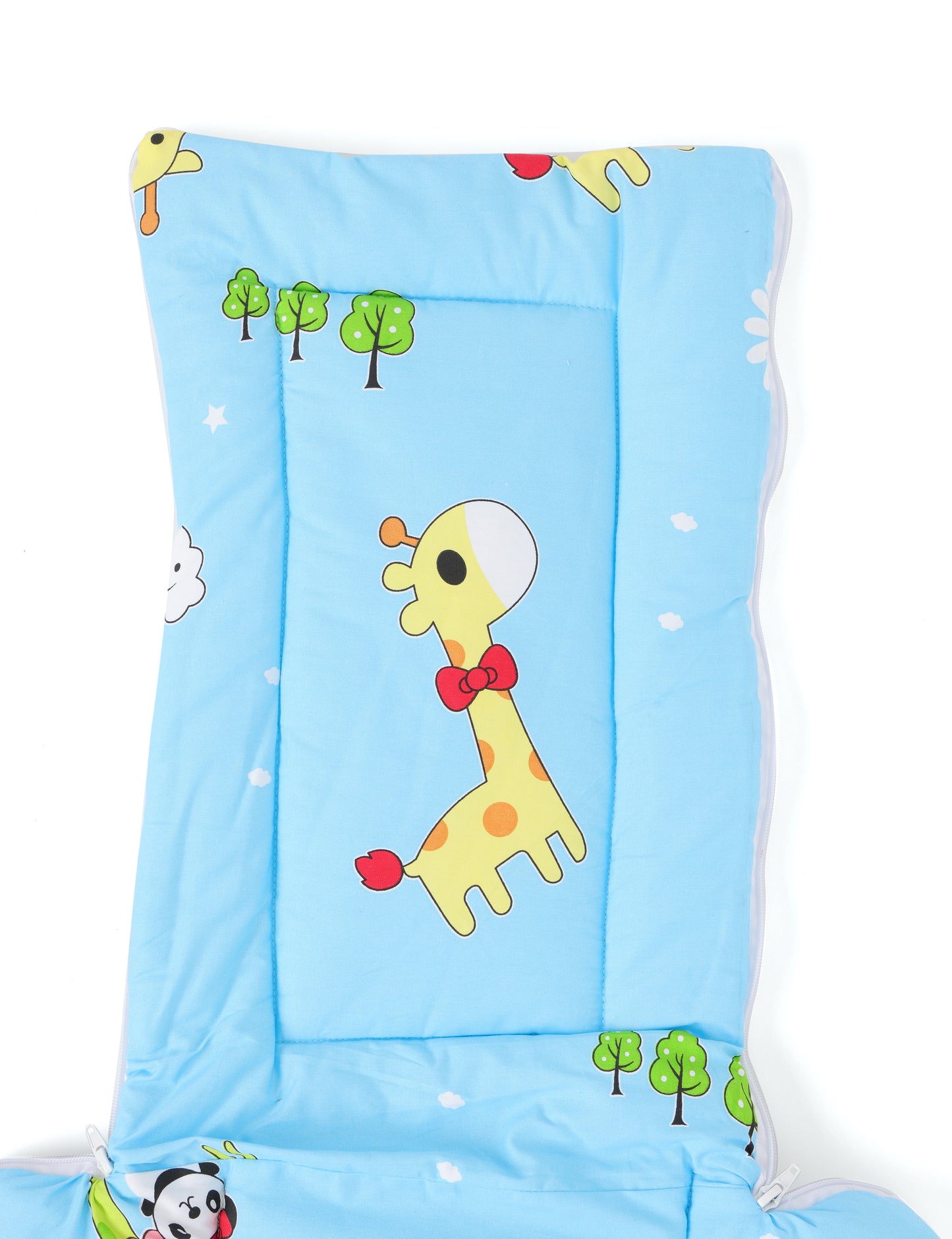 Cotton Baby Carry Nest Giraffe Blue