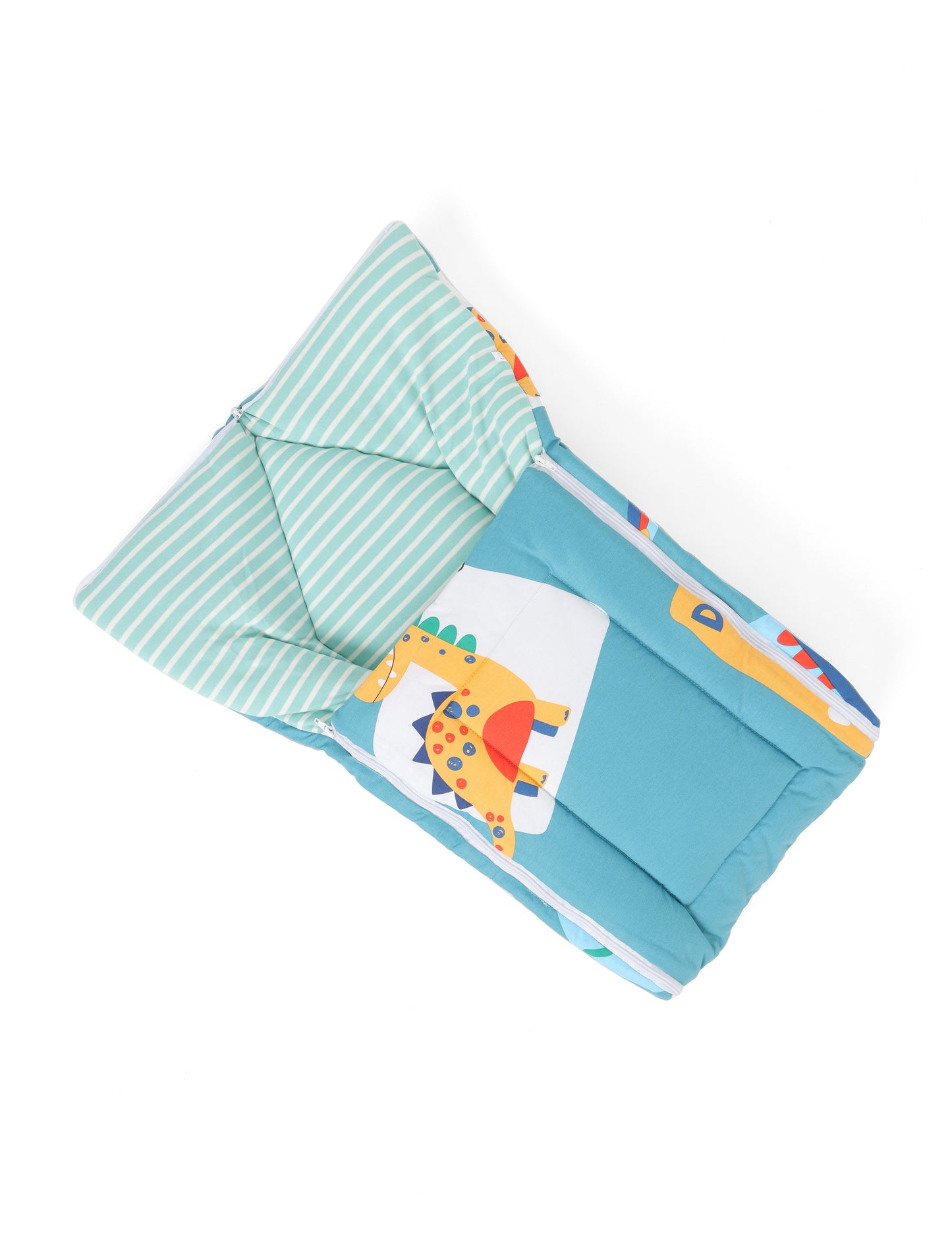 Cotton Baby Carry Nest Dino Green