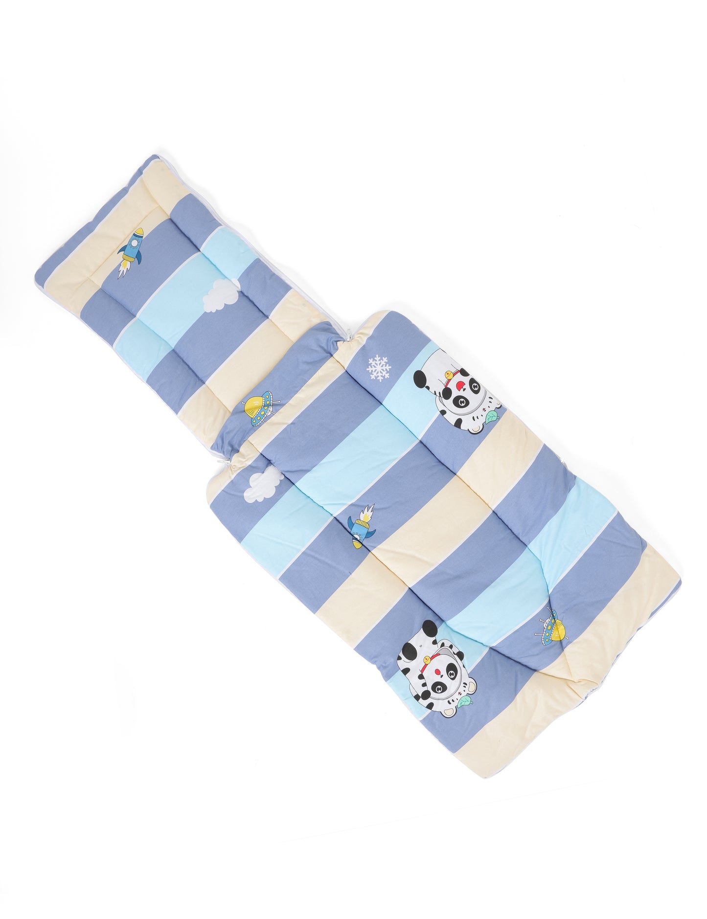 Cotton Baby Carry Nest Panda Blue