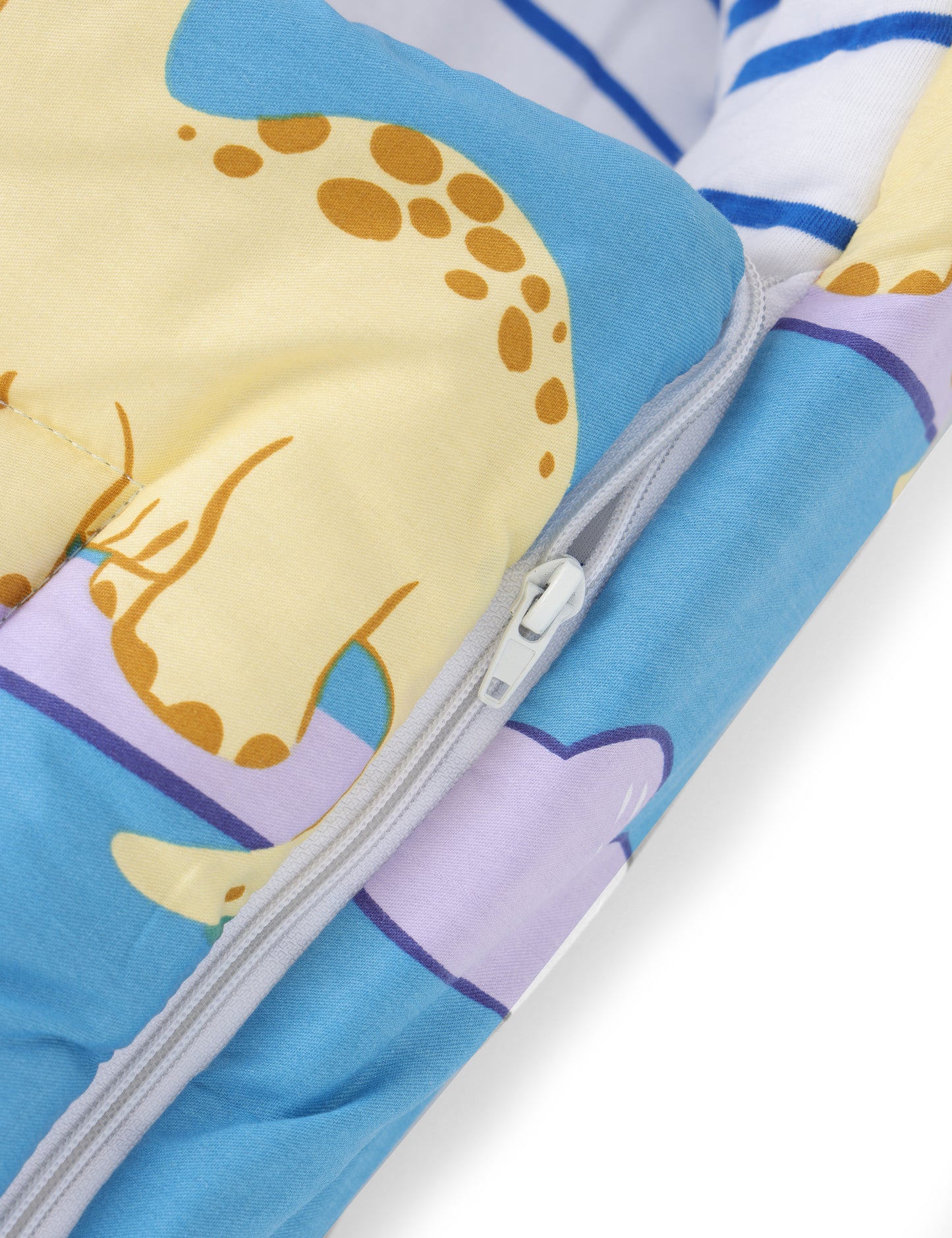 Cotton Baby Carry Nest Dino Blue