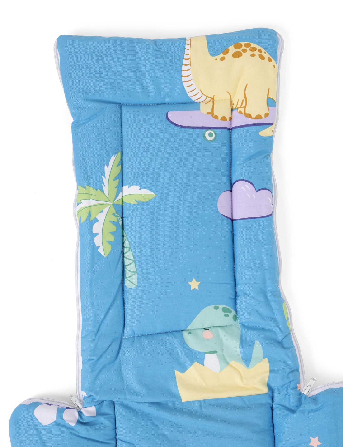 Cotton Baby Carry Nest Dino Blue