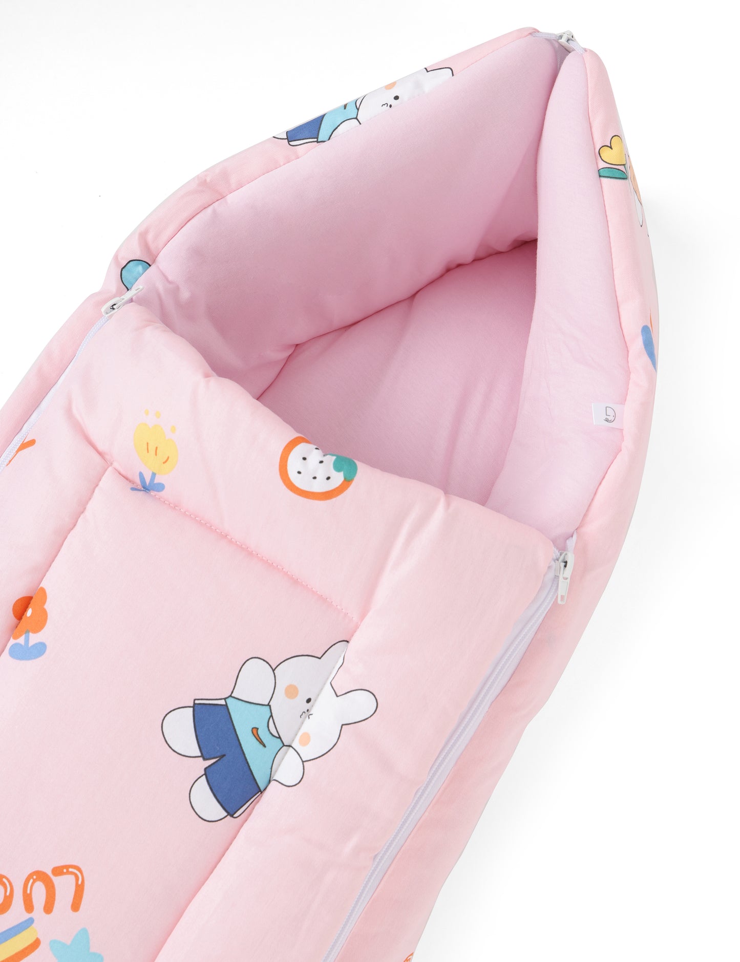 Cotton Baby Carry Nest Rabbit Pink