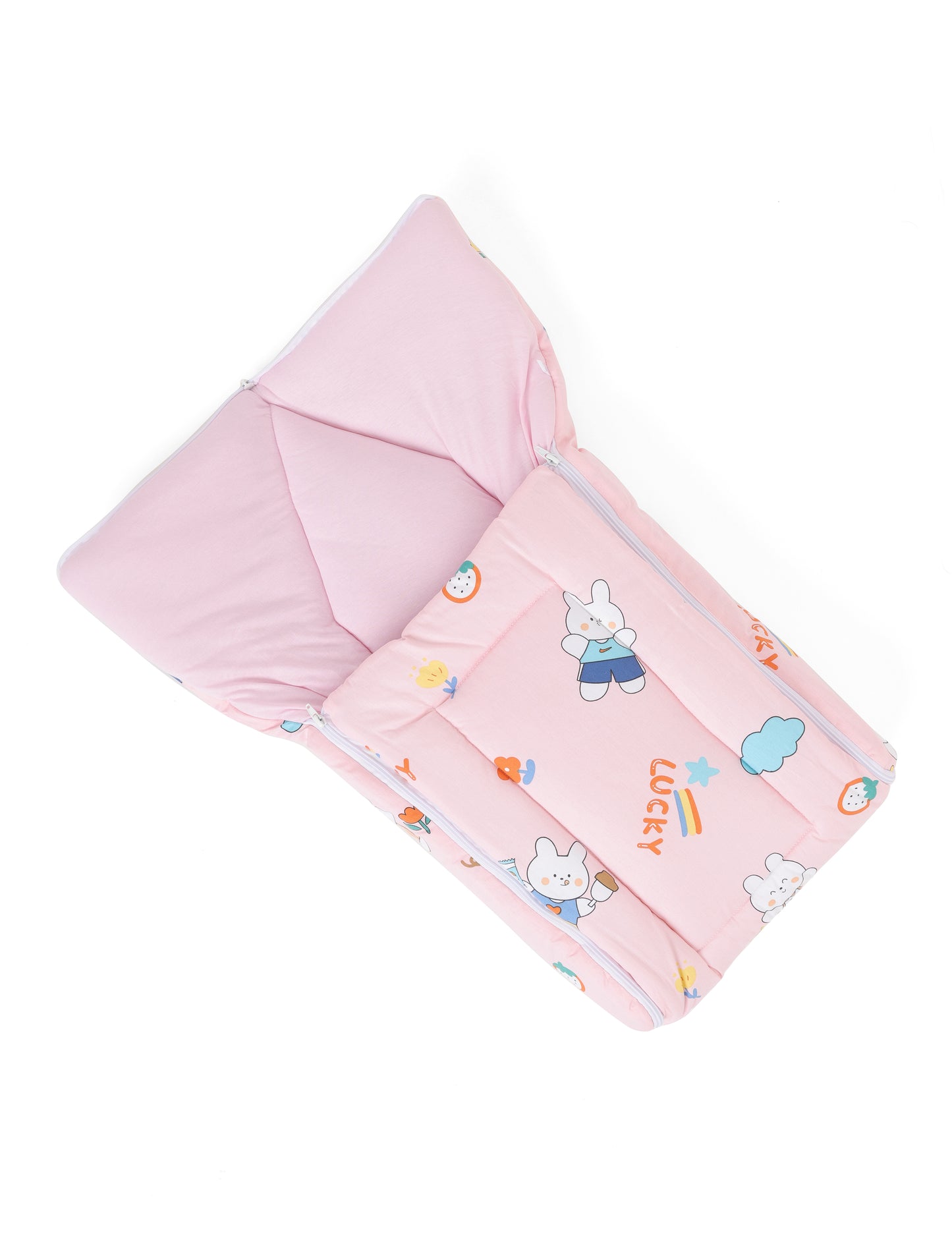 Cotton Baby Carry Nest Rabbit Pink