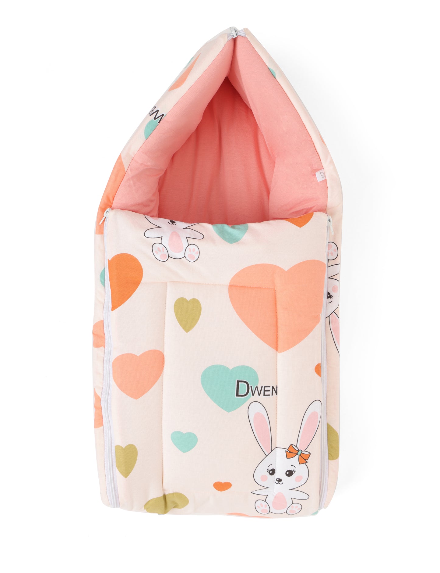 Baby Carry Nest Rabbit Peach