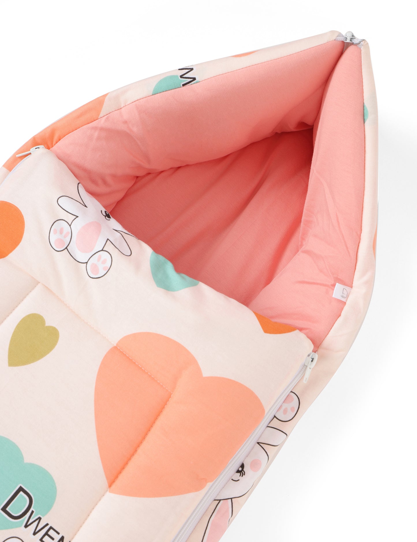 Cotton Baby Carry Nest Rabbit Peach