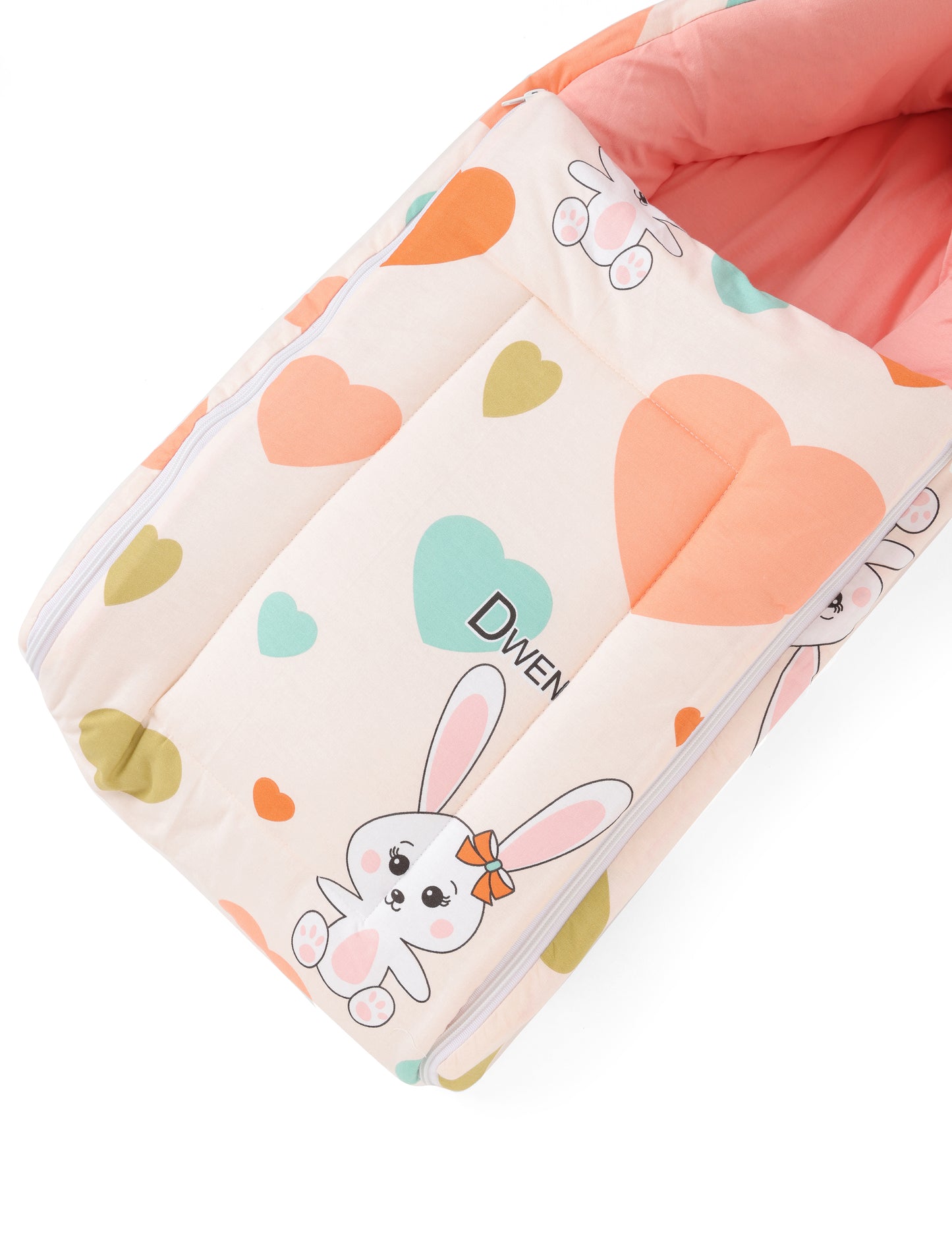 Cotton Baby Carry Nest Rabbit Peach