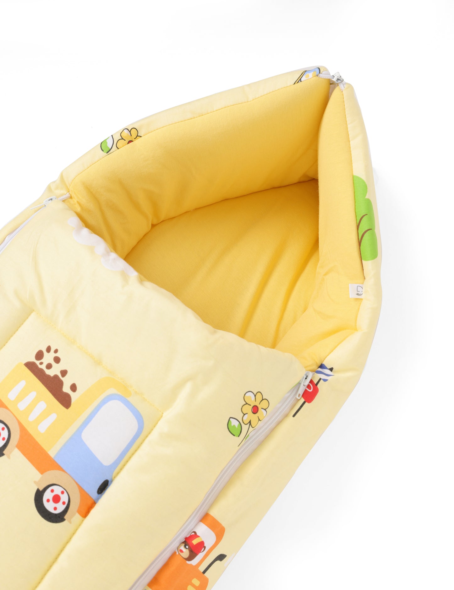 Cotton Baby Carry Nest Train Yellow