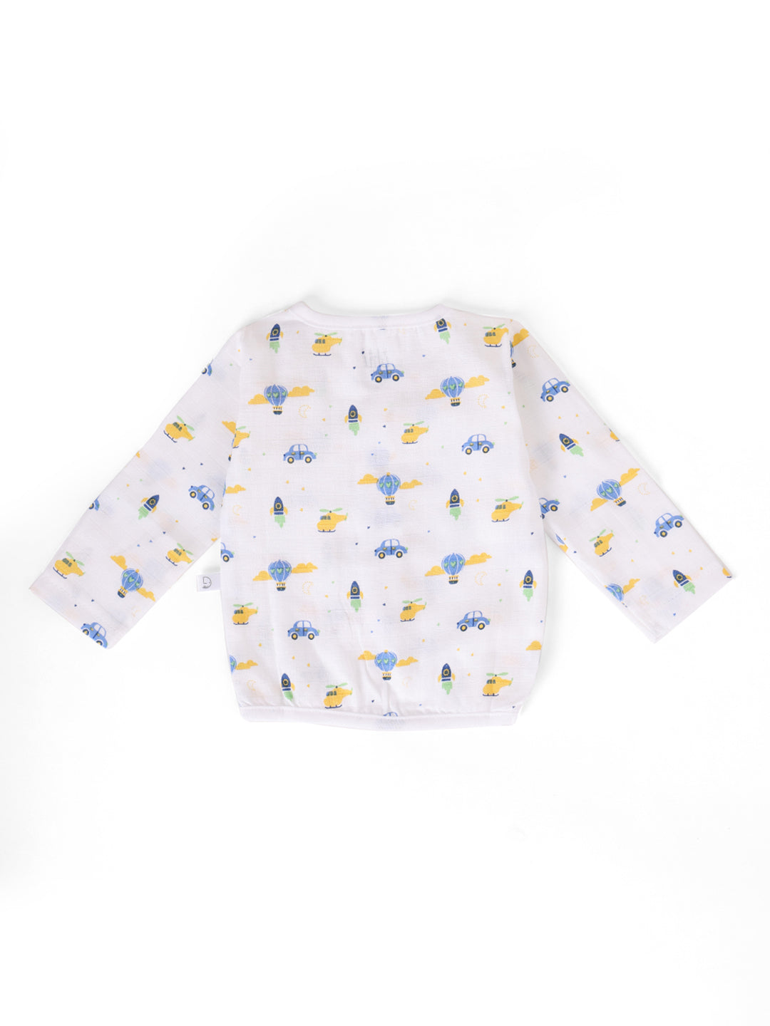 Adventure Awaits Muslin Full Sleeve Jhabla & Pant