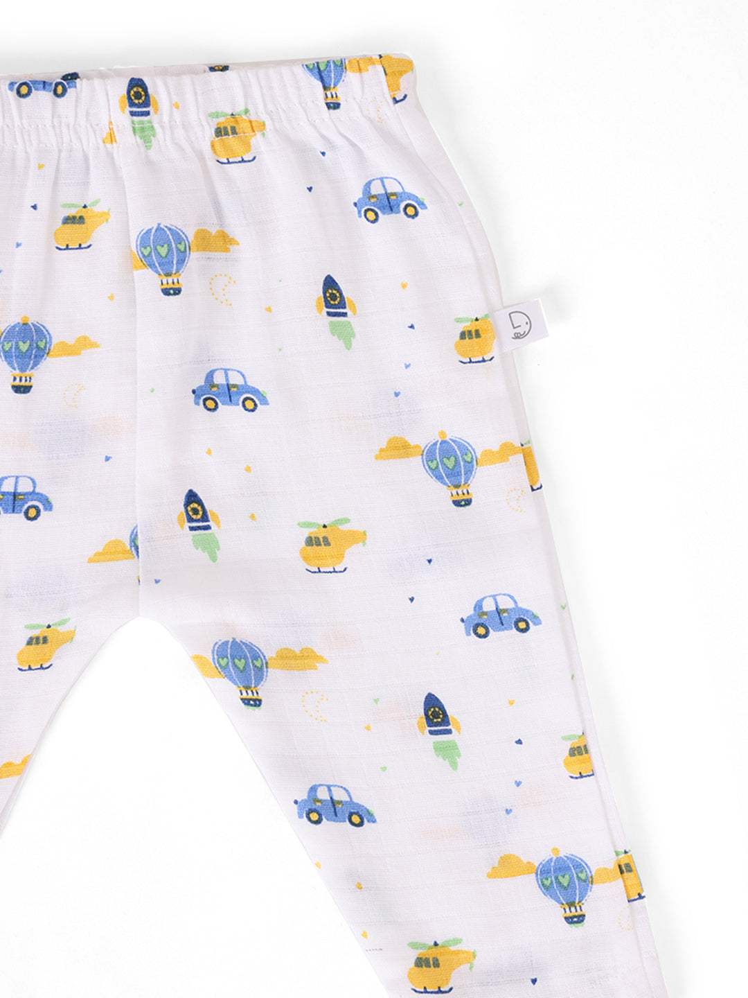 Newborn Muslin Full Sleeve Pant