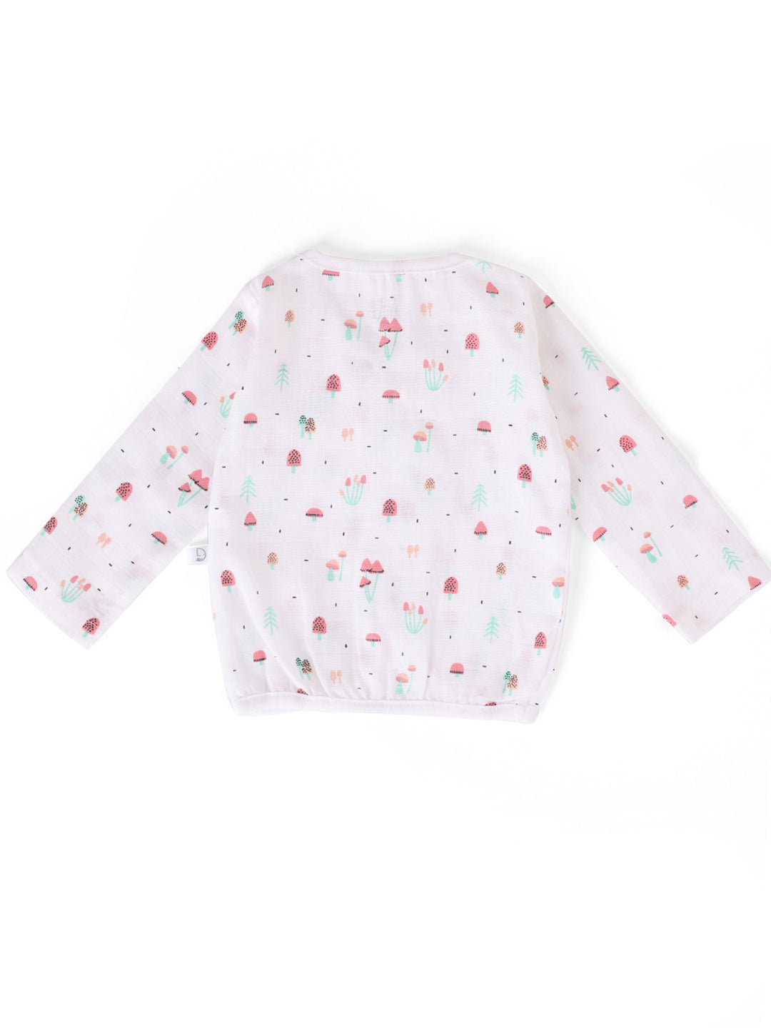 Nature's Nook Muslin Full Sleeve Jhabla & Pant
