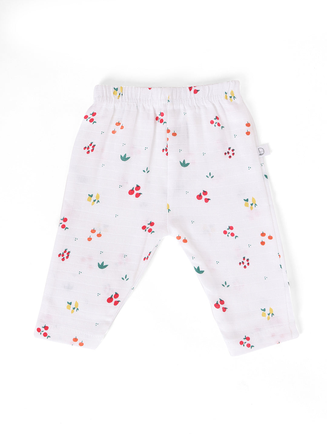 Tiny Blooms Muslin Full Sleeve Jhabla & Pant Set