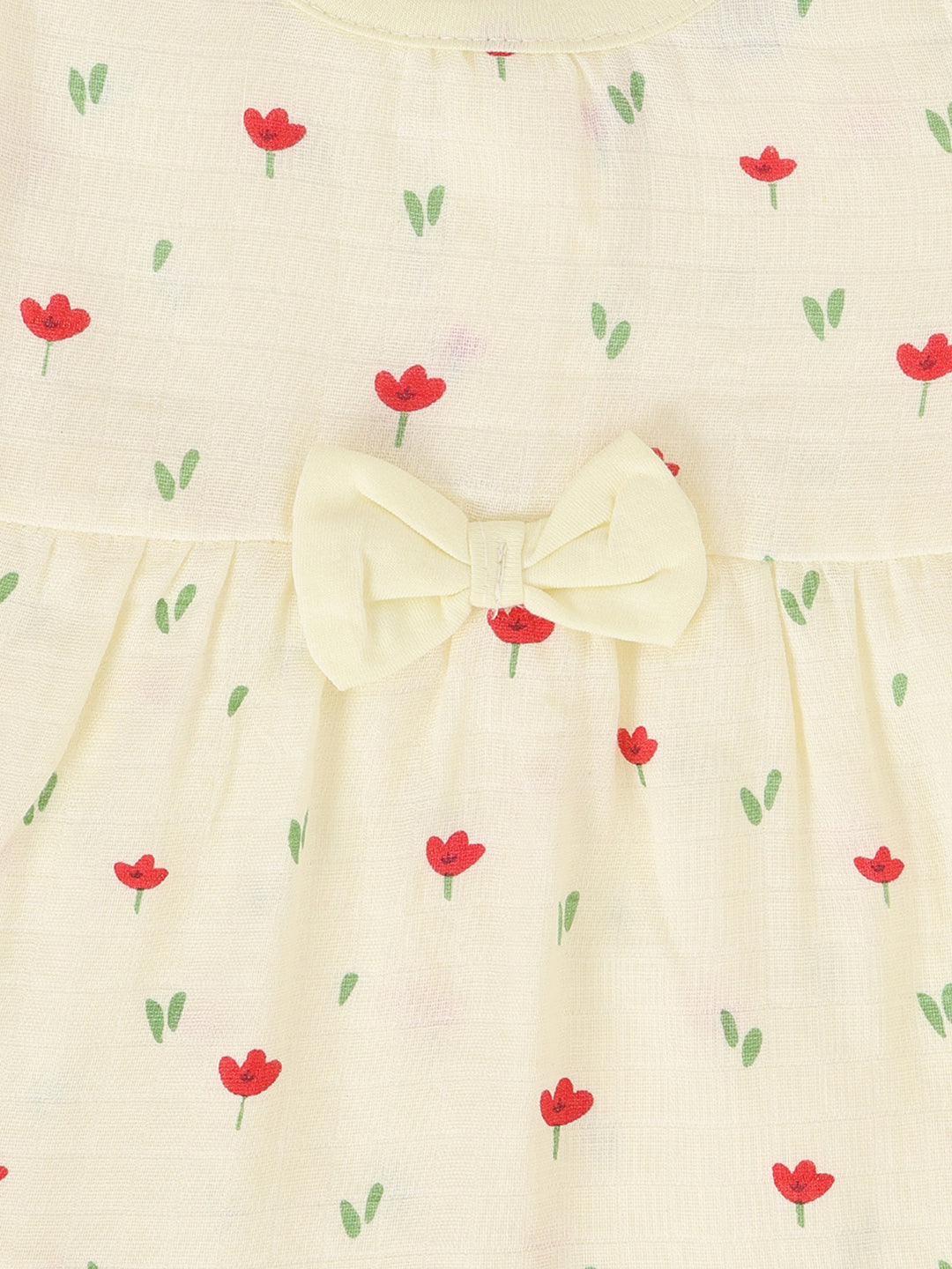 Muslin Frock Yellow