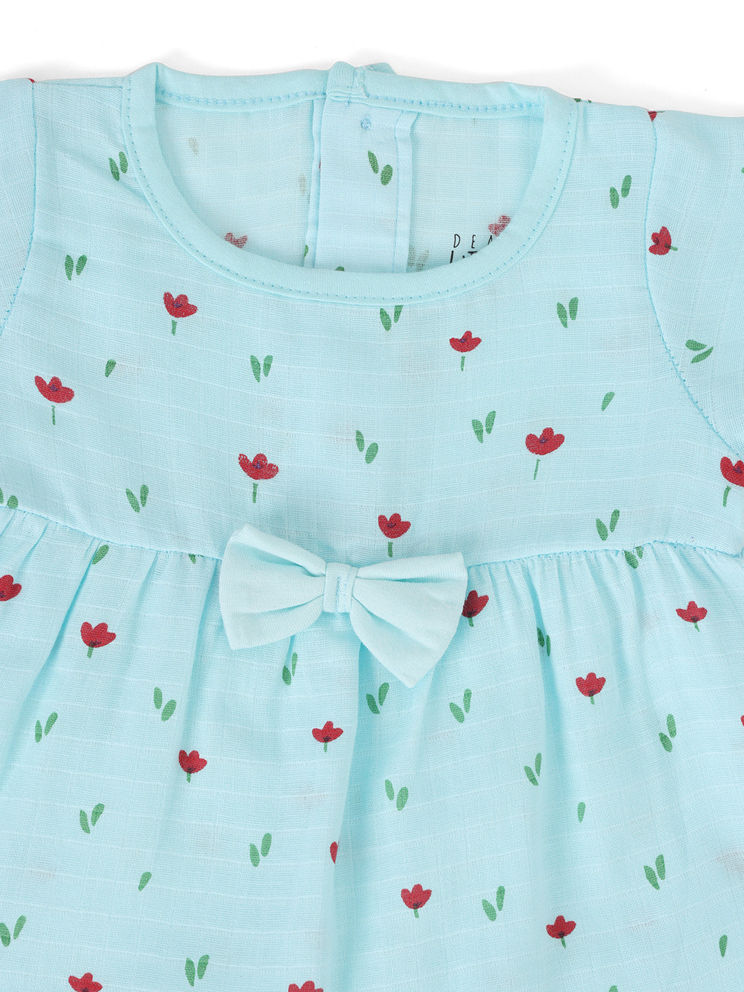 Newborn Muslin Blue Frock