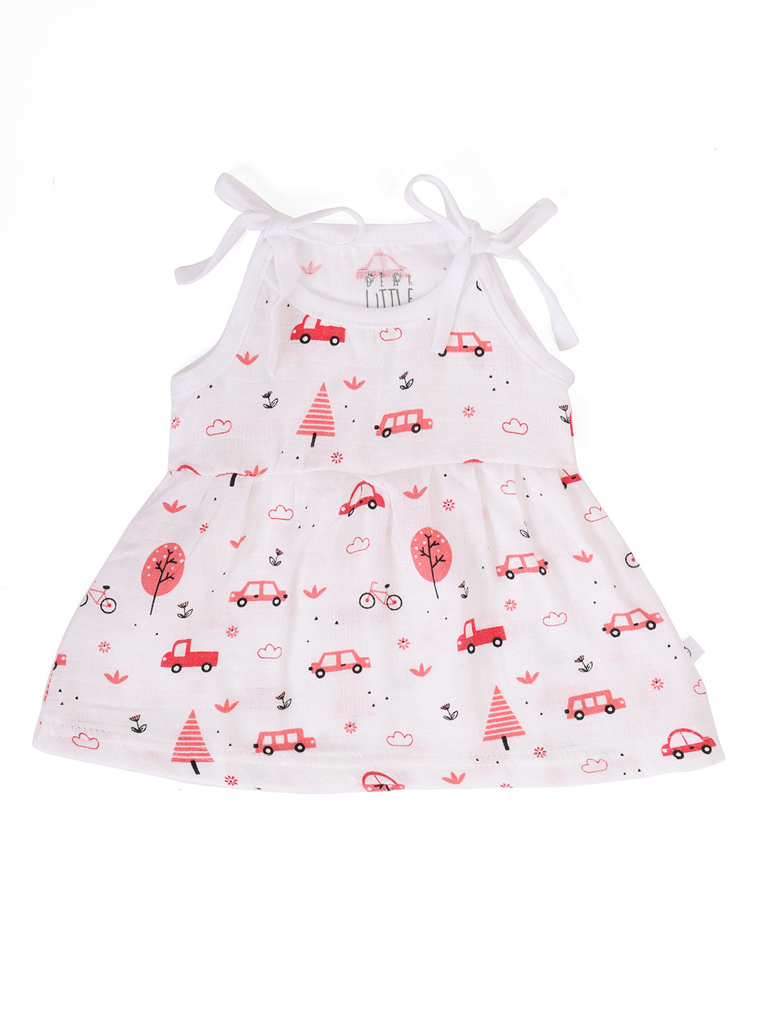 Travel Tots Muslin Upknot Frock