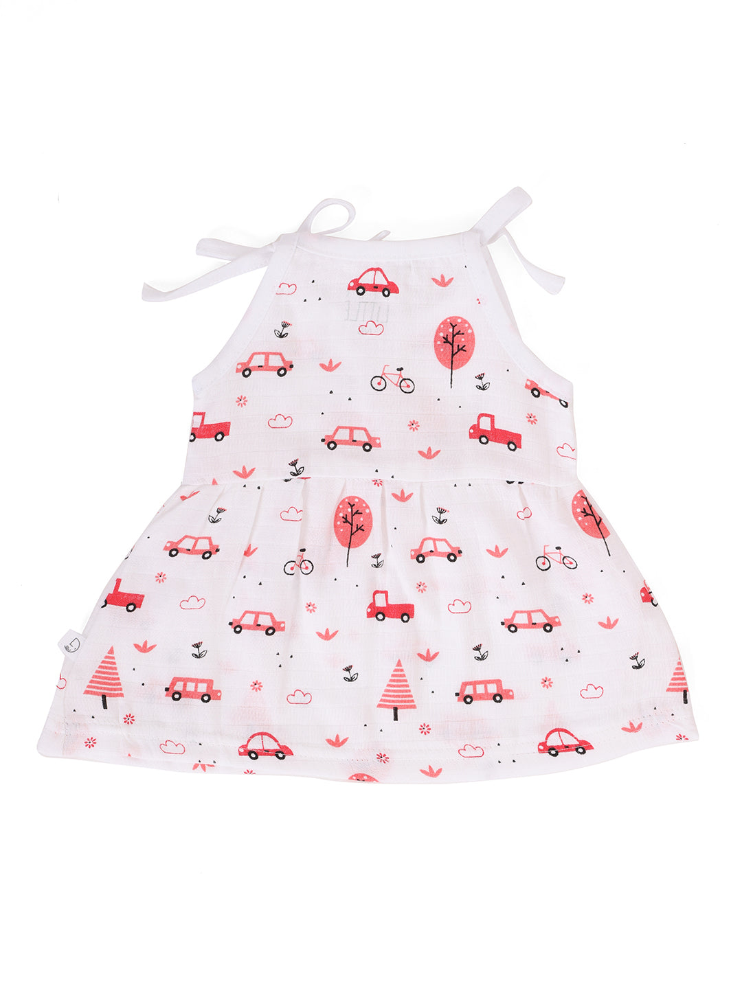 Travel Tots Muslin Upknot Frock