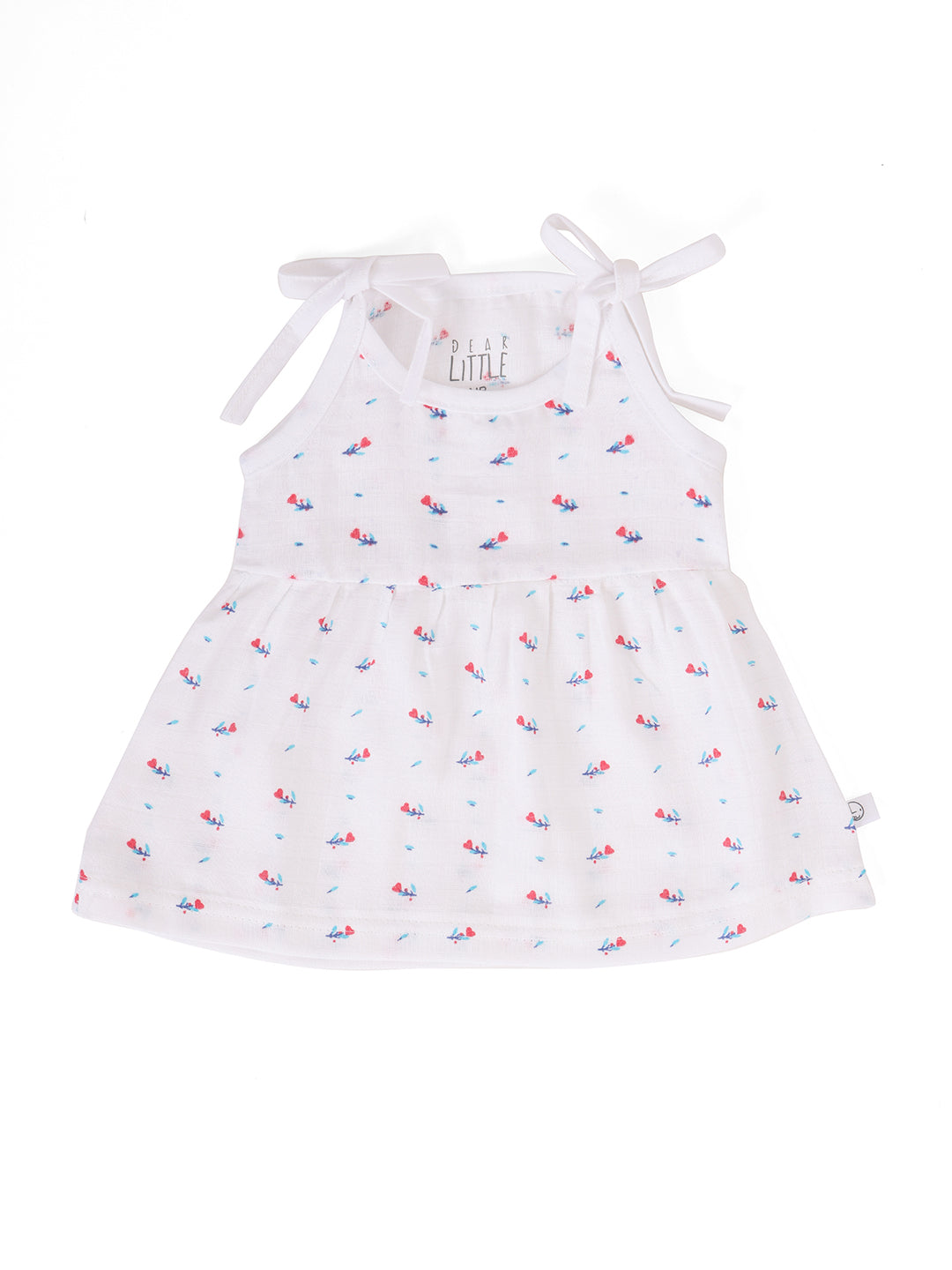Pretty Petals Muslin Upknot Frock