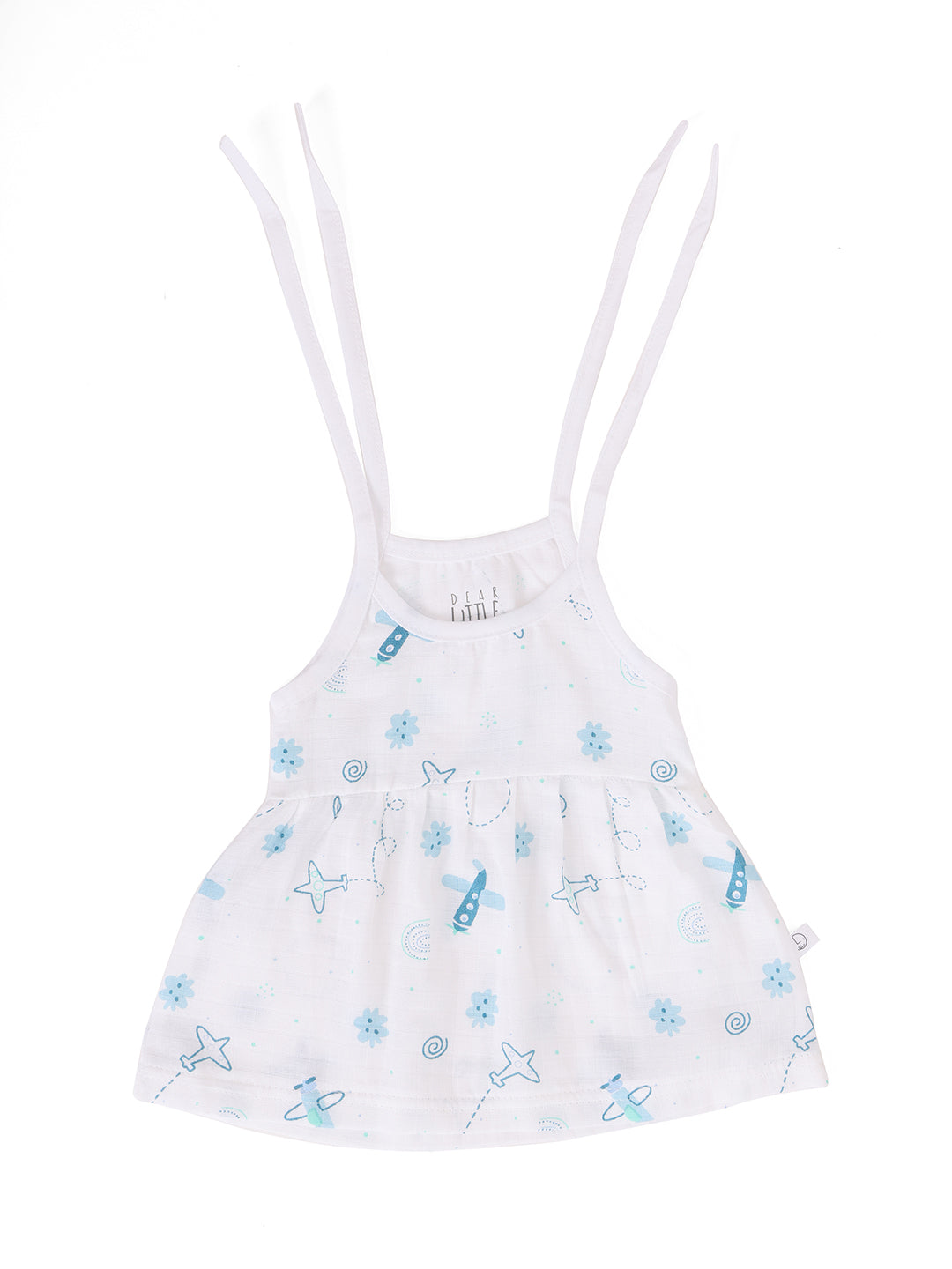 Fly High Muslin Upknot Frock