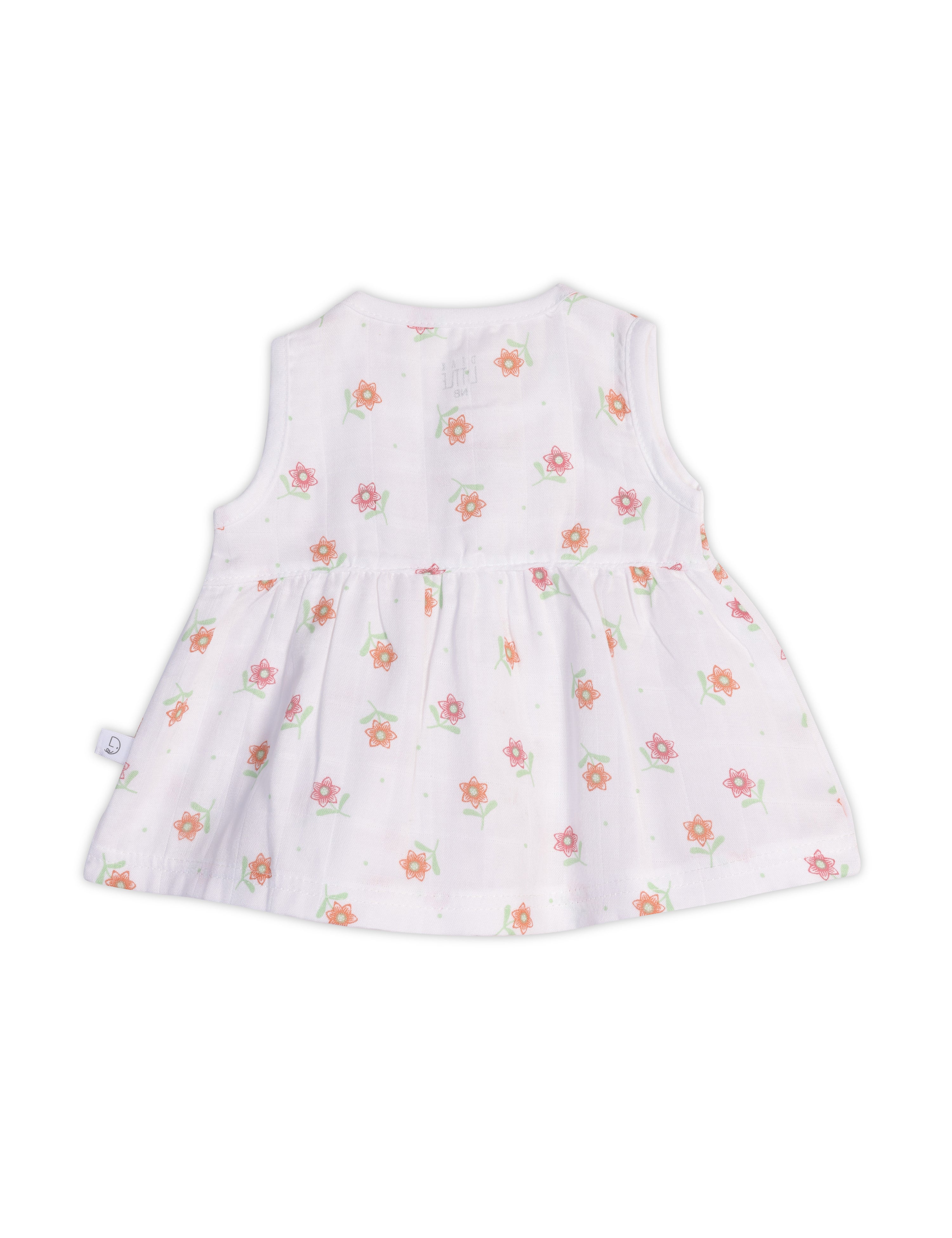 Muslin Sleeveless Frock