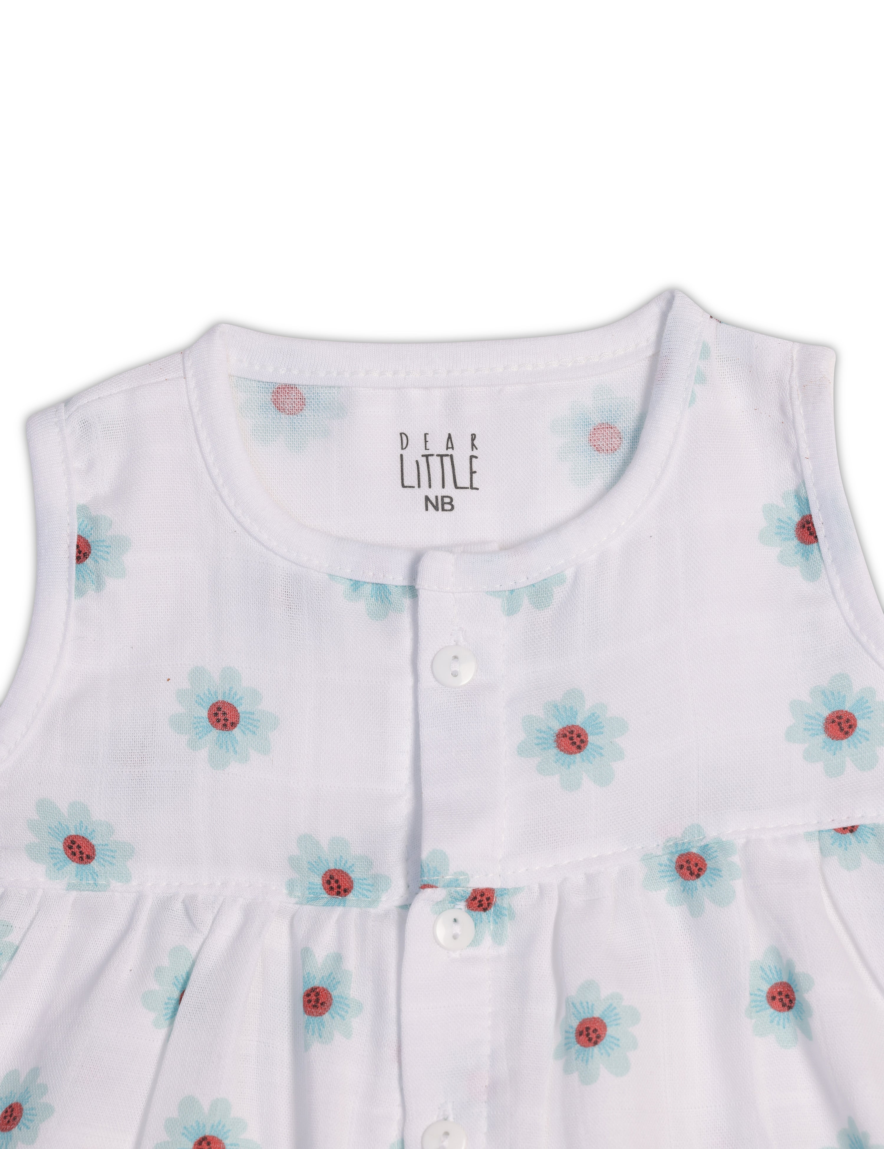 Cloud Petal Sleeveless Frock
