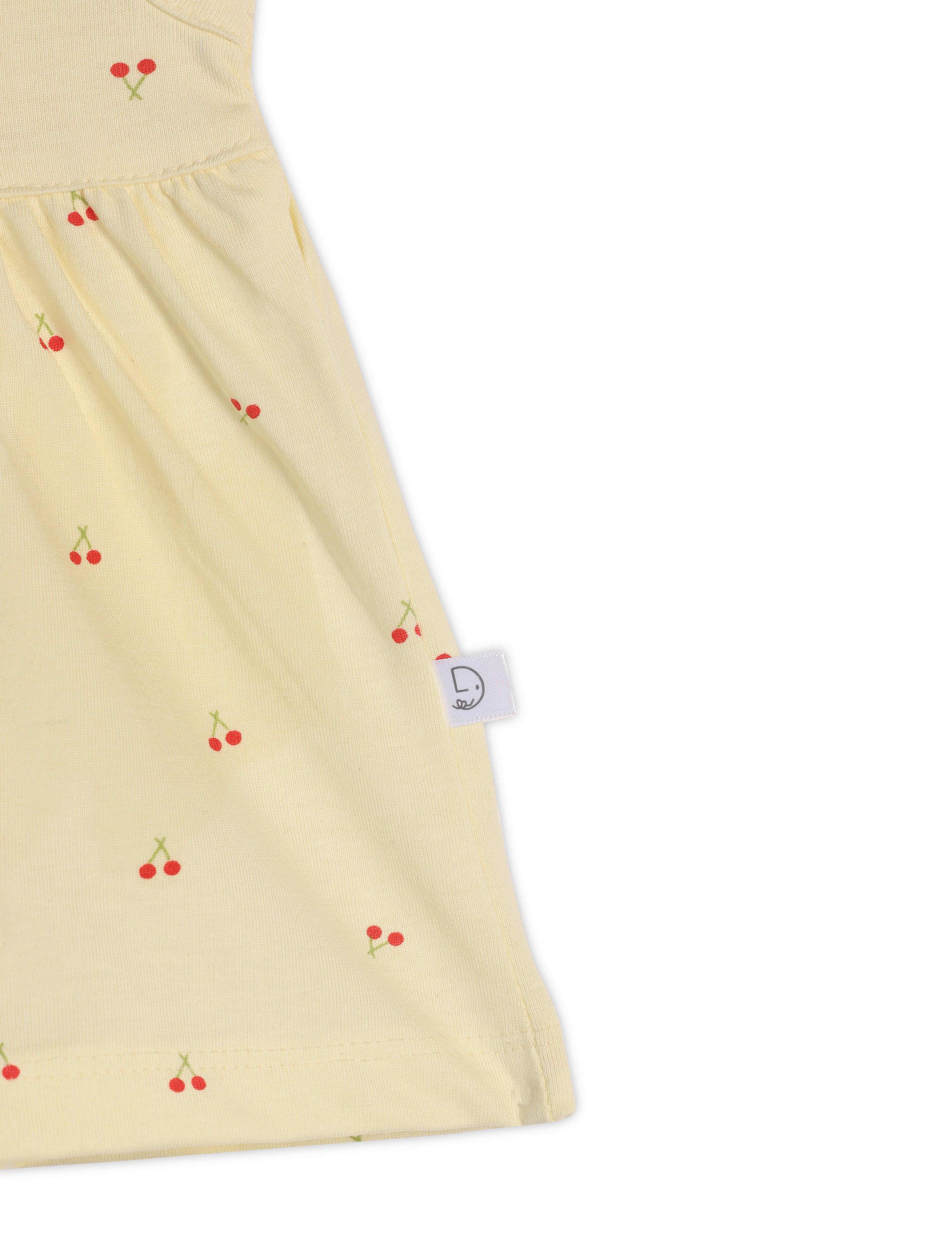 Cherry Blossom Cotton Frock for Babies