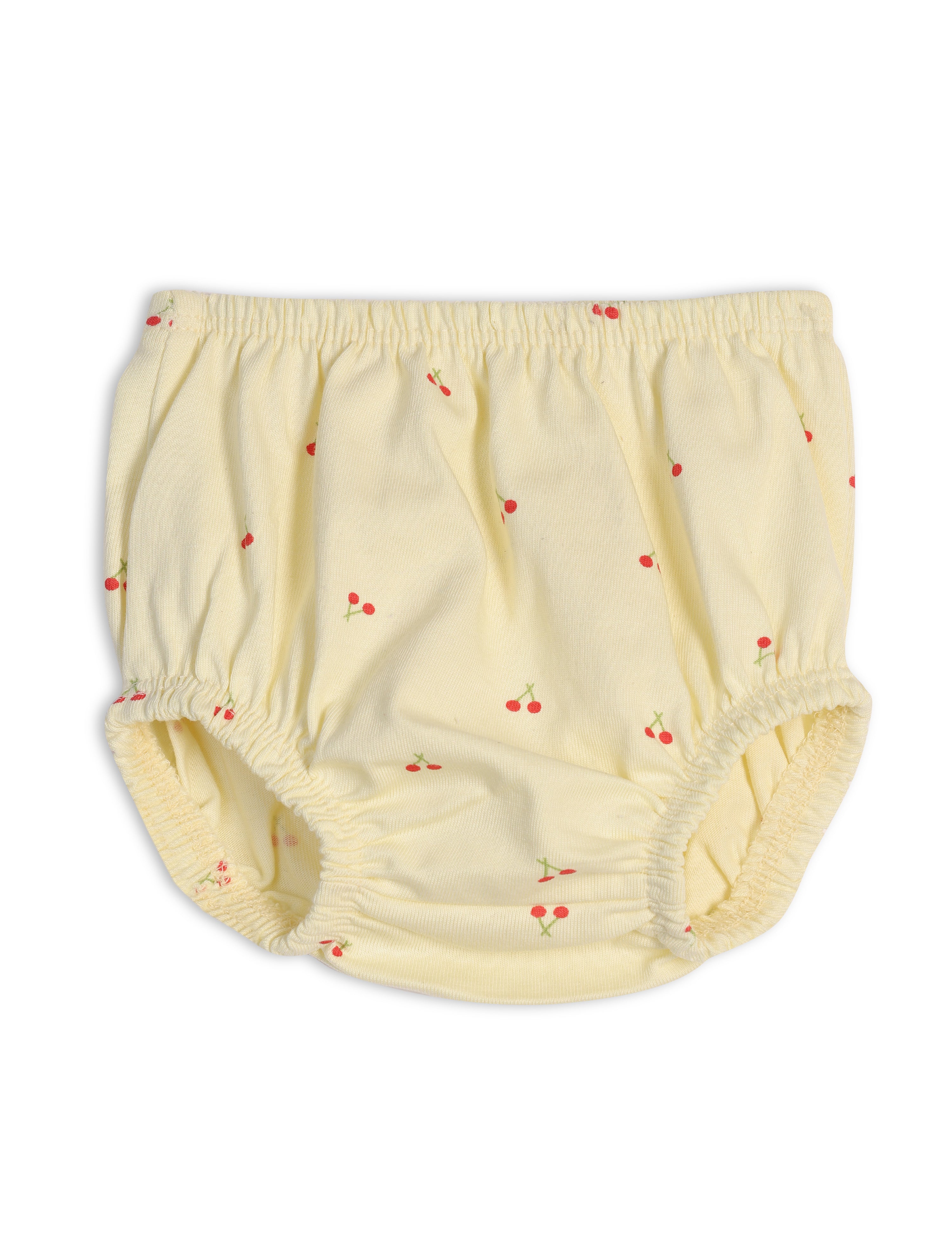 Cotton Frock with Bloomer Lemon Drop