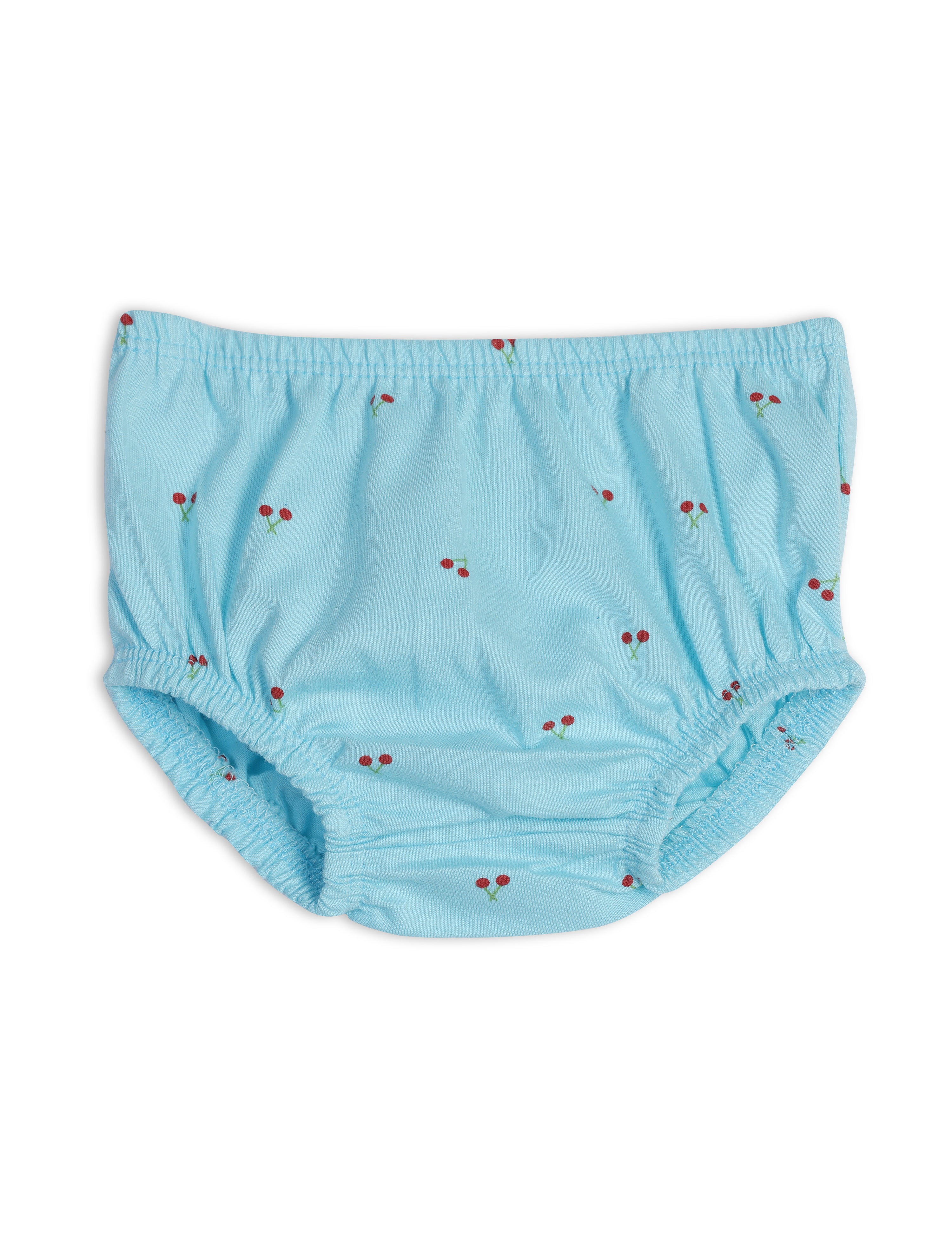 Cherry Blossom Cotton Frock Blue