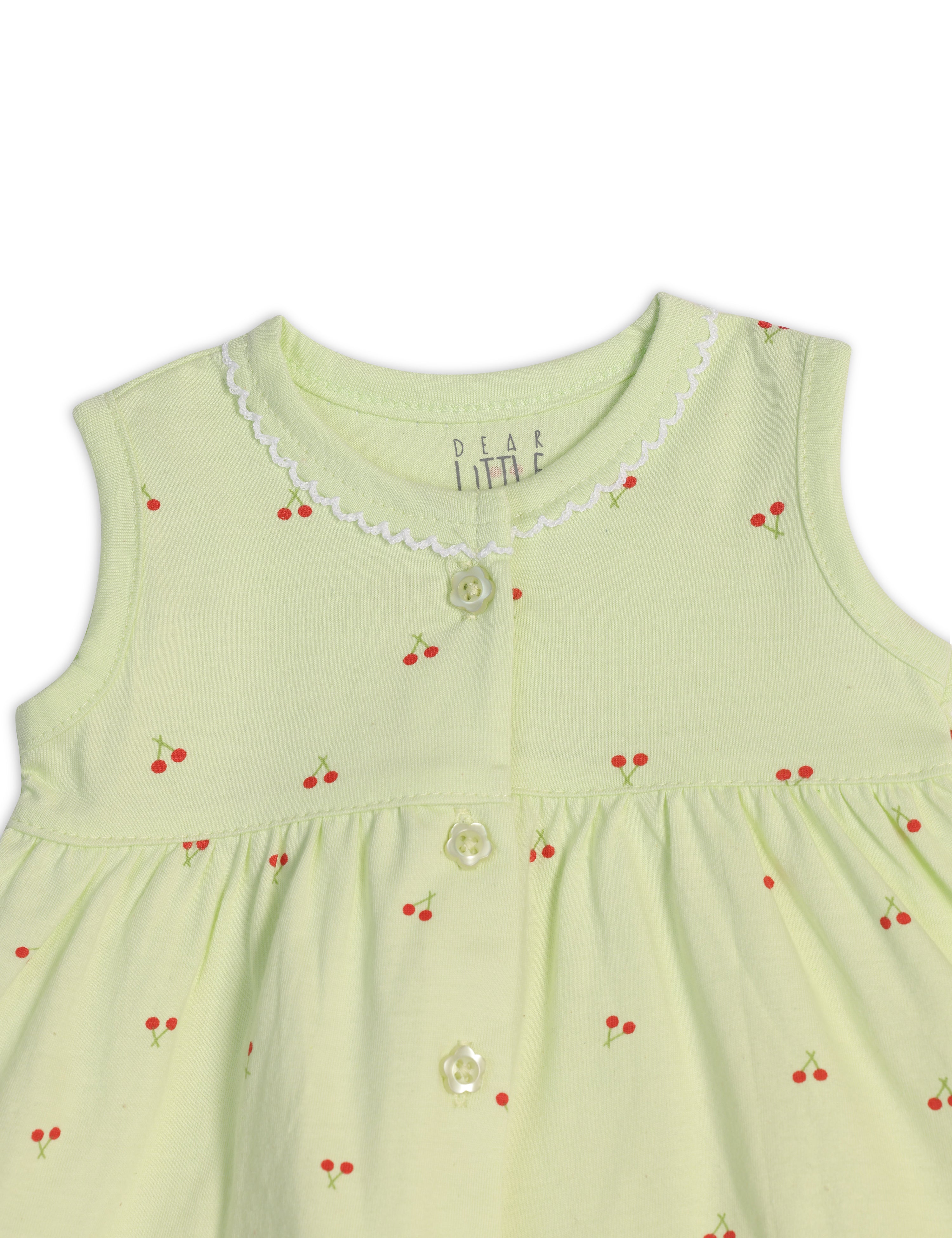 Cotton Frock Olive Green