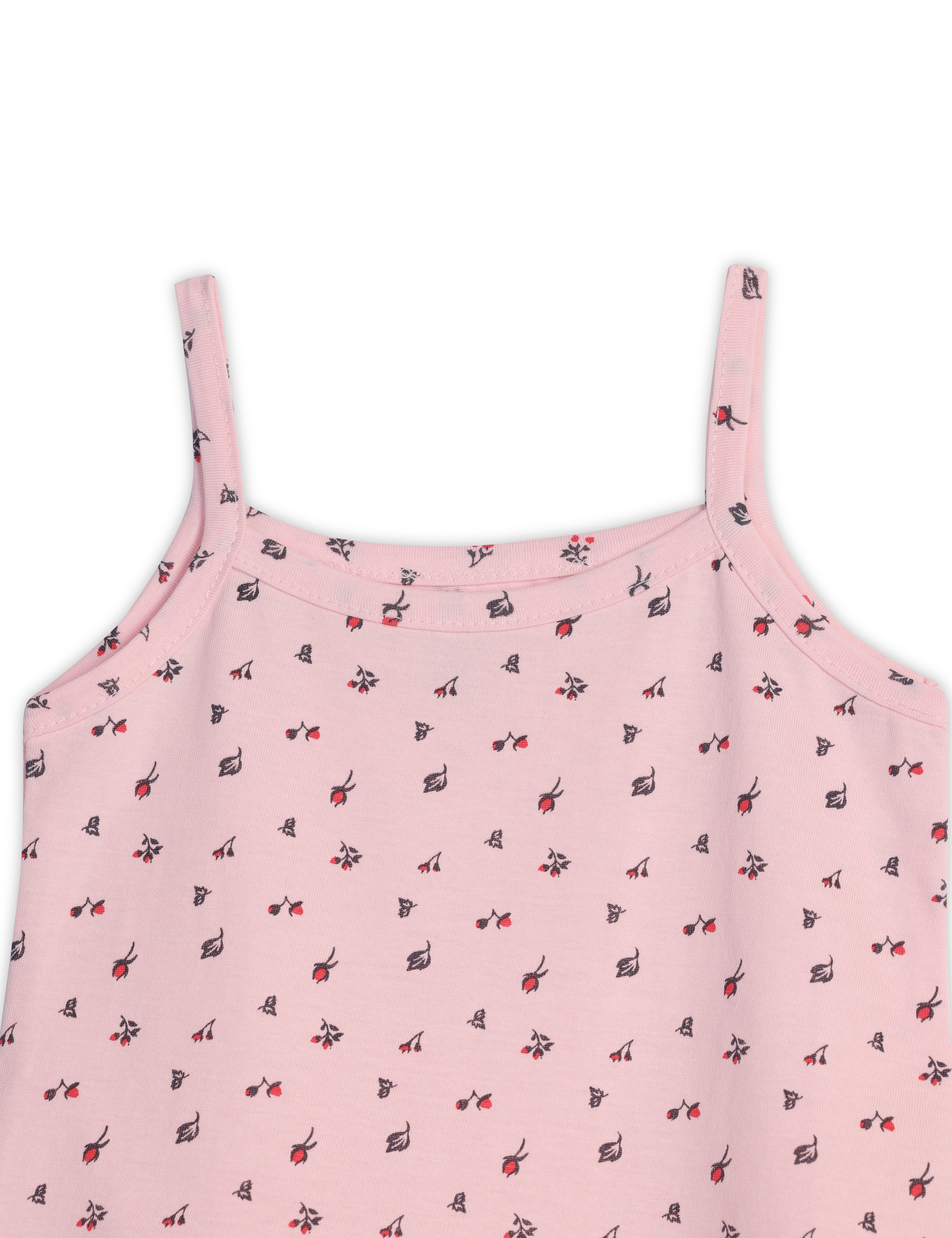  Floral Frock Pastel Pink