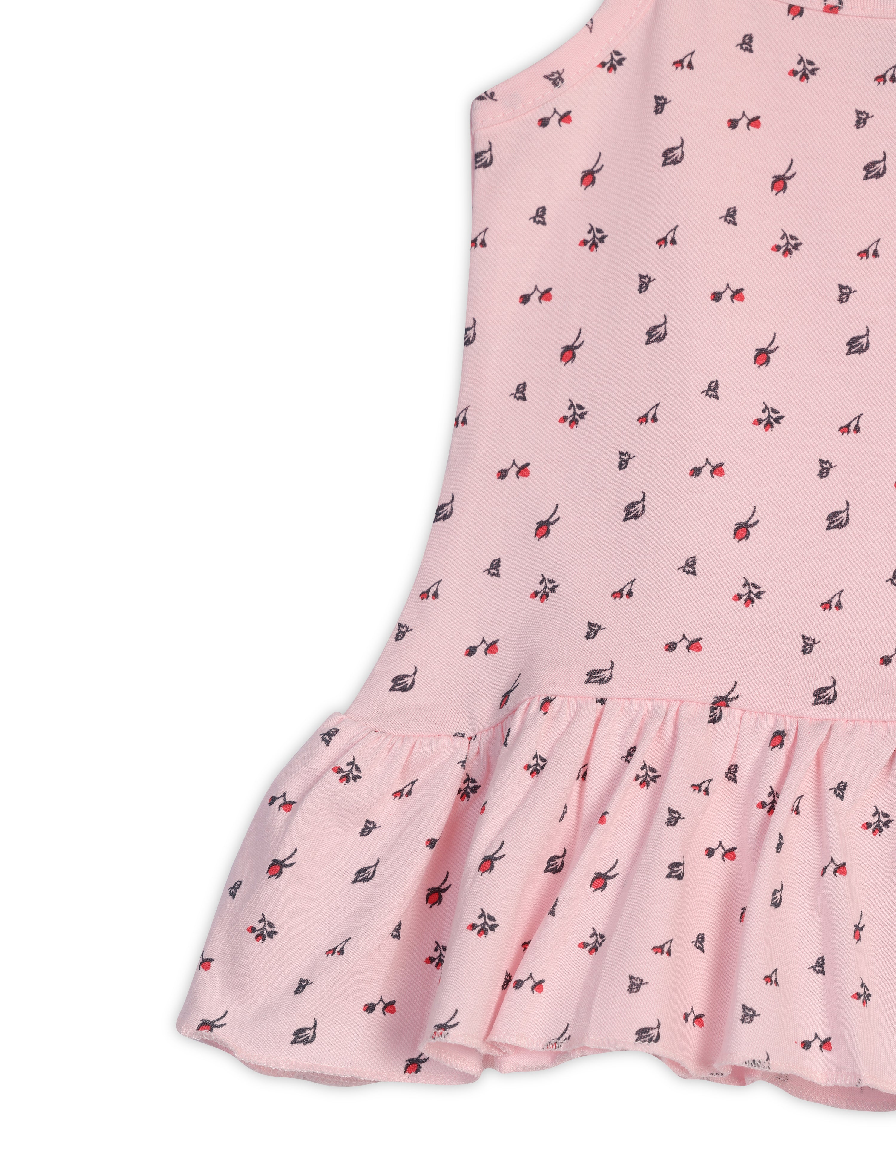 Spaghetti Frock Pastel pink