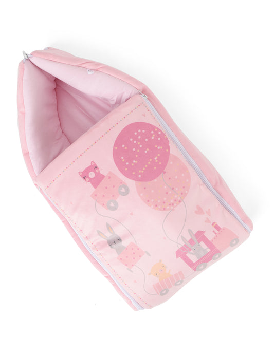 Super Soft Carry Nest Train Pink
