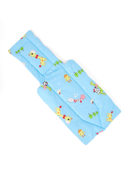 Cotton Baby Carry Nest Giraffe Blue