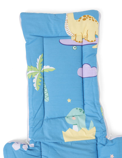 Cotton Baby Carry Nest Dino Blue