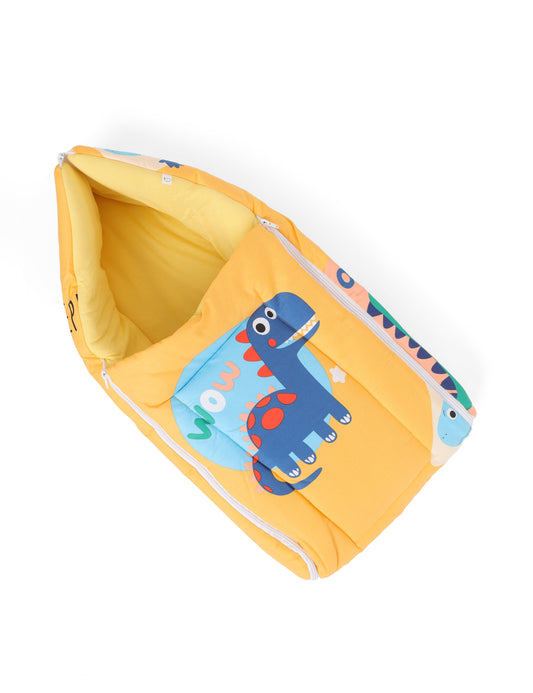 Cotton Baby Carry Nest Dino Orange