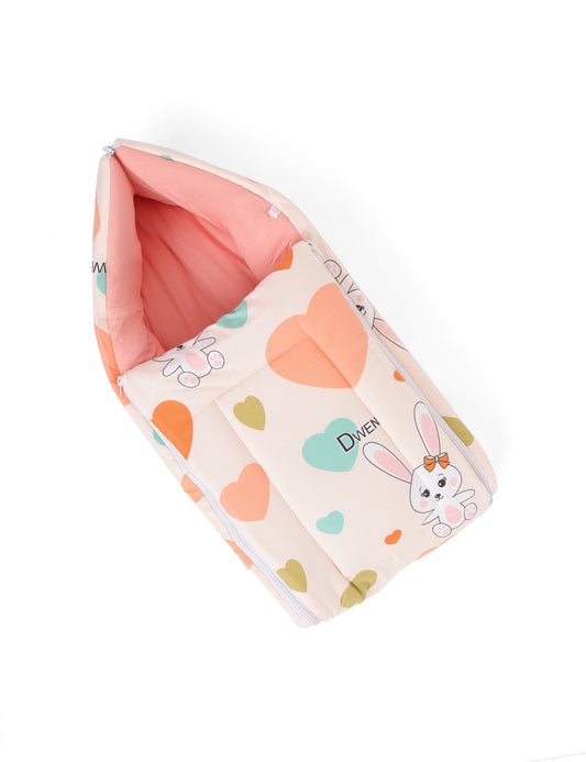 Cotton Baby Carry Nest Rabbit Peach