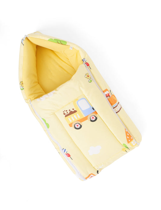 Cotton Baby Carry Nest Train Yellow