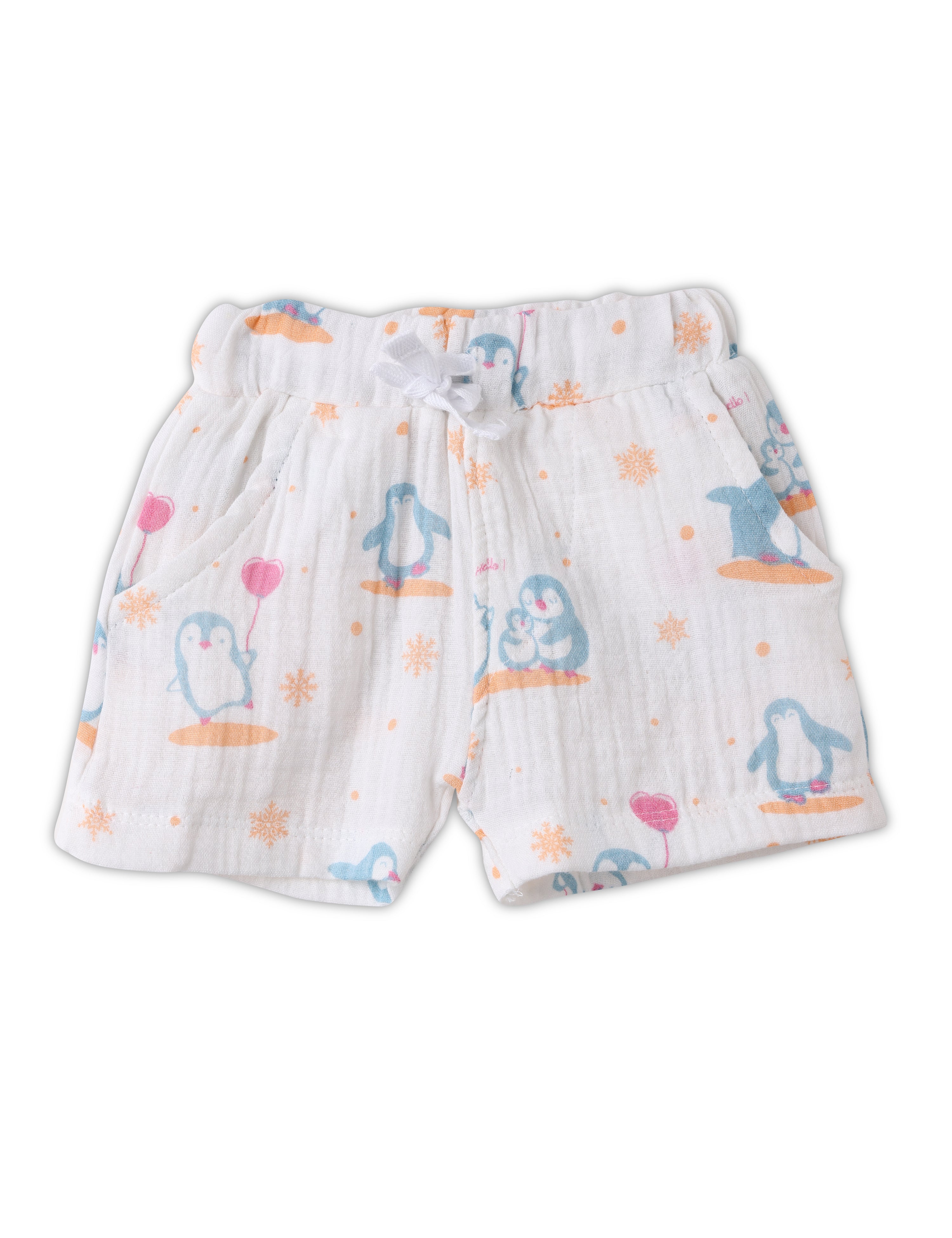 Blue Cotton Newborn Co Ord Set