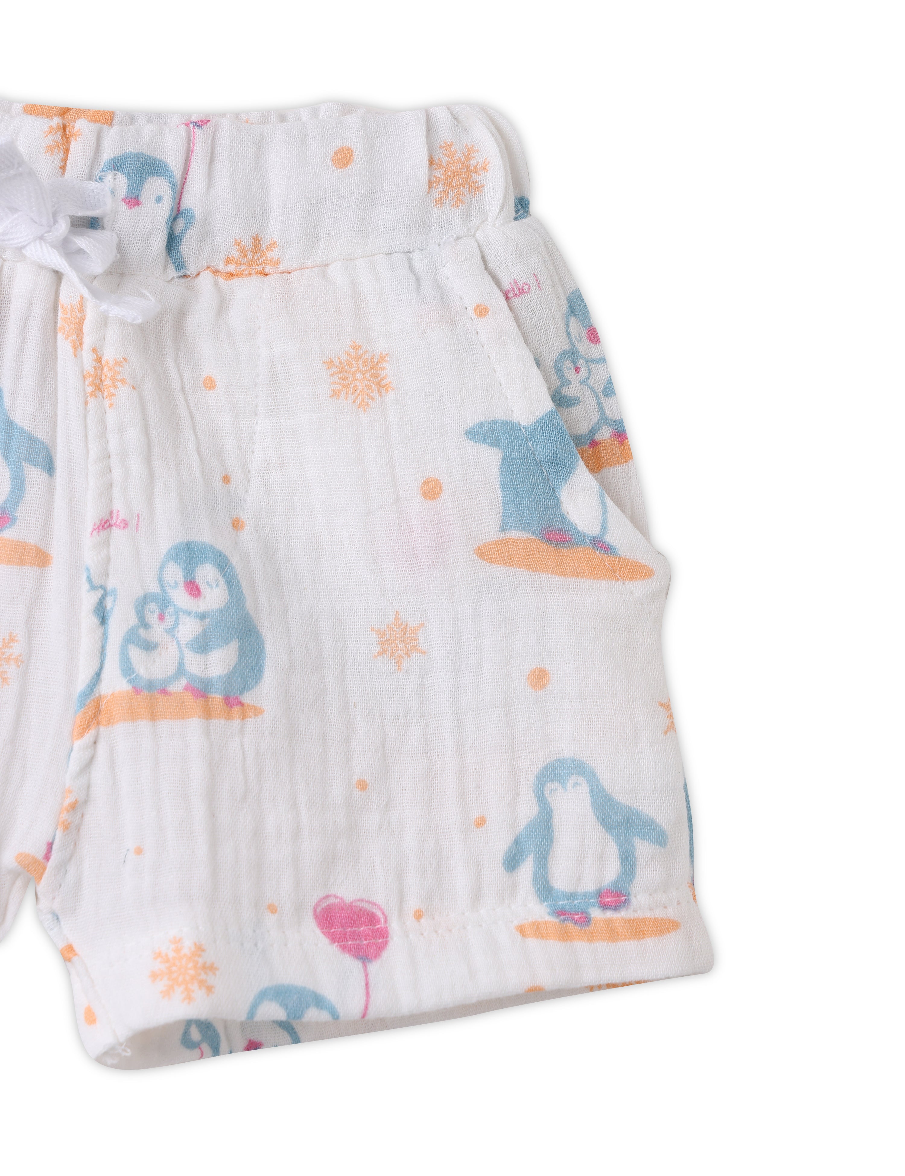 Crinkled Cotton Trousers 