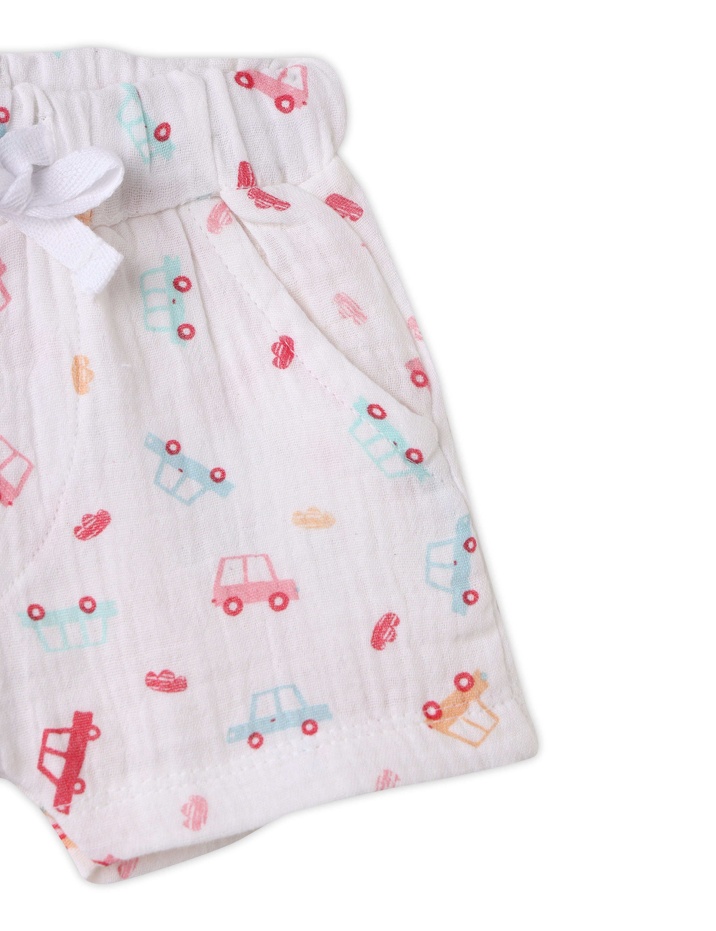 Crinkled Co Ord Set Trousers For Baby Boy