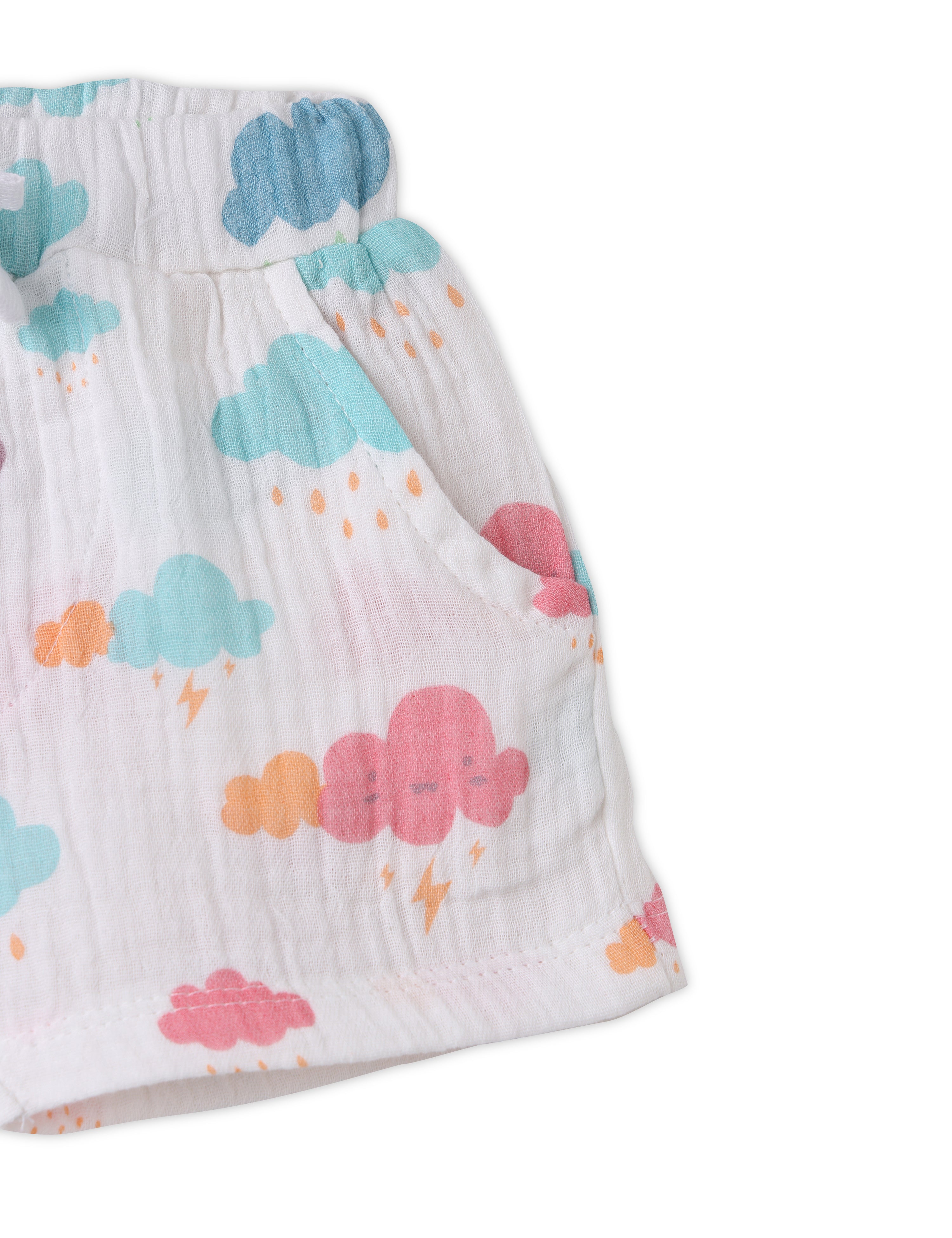 Crinkled Co Ord Set Trousers for Newborn