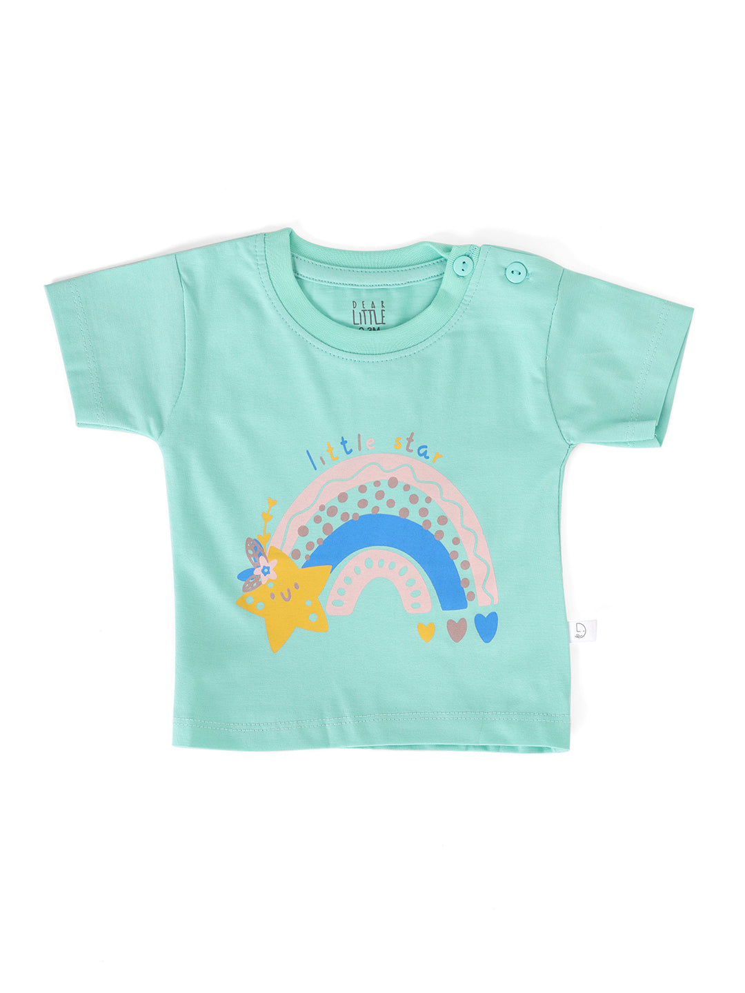 2-Pack Everyday Cotton Tees - Green & Red