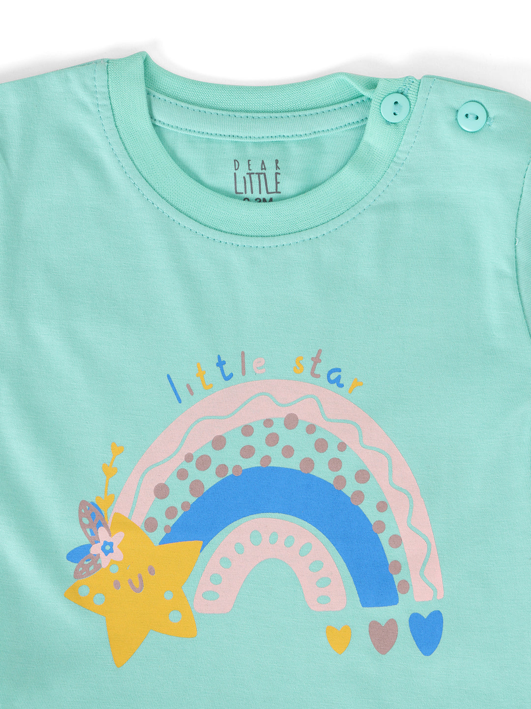 2-Pack Everyday Cotton Tees - Green & Red