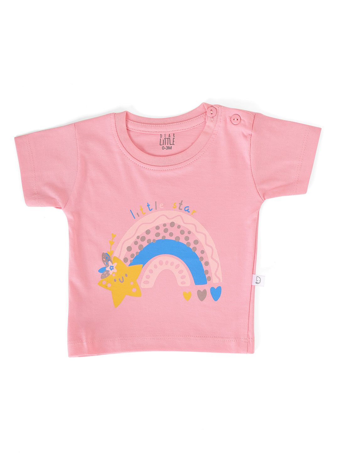 2-Pack Everyday Cotton Tees - Pink & Blue