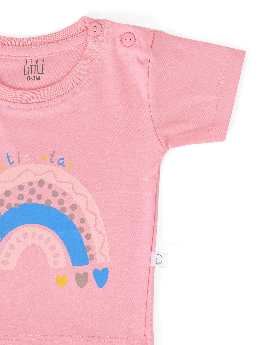 2-Pack Everyday Cotton Tees - Pink & Blue