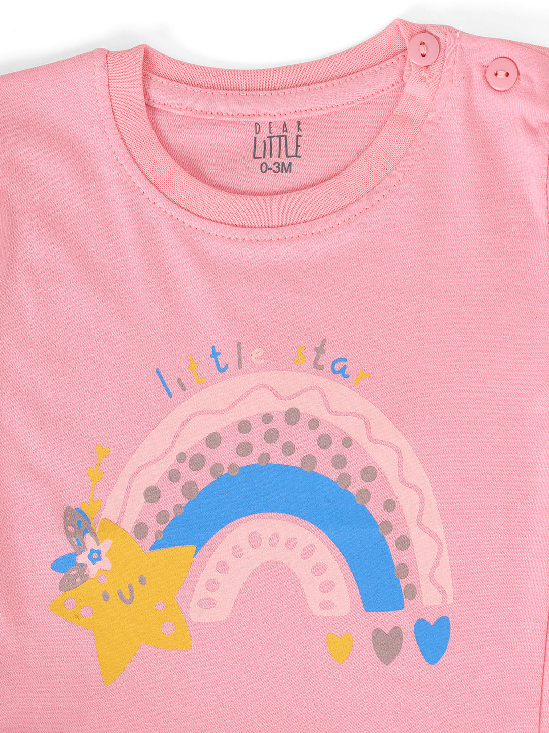 2-Pack Everyday Cotton Tees - Pink & Blue