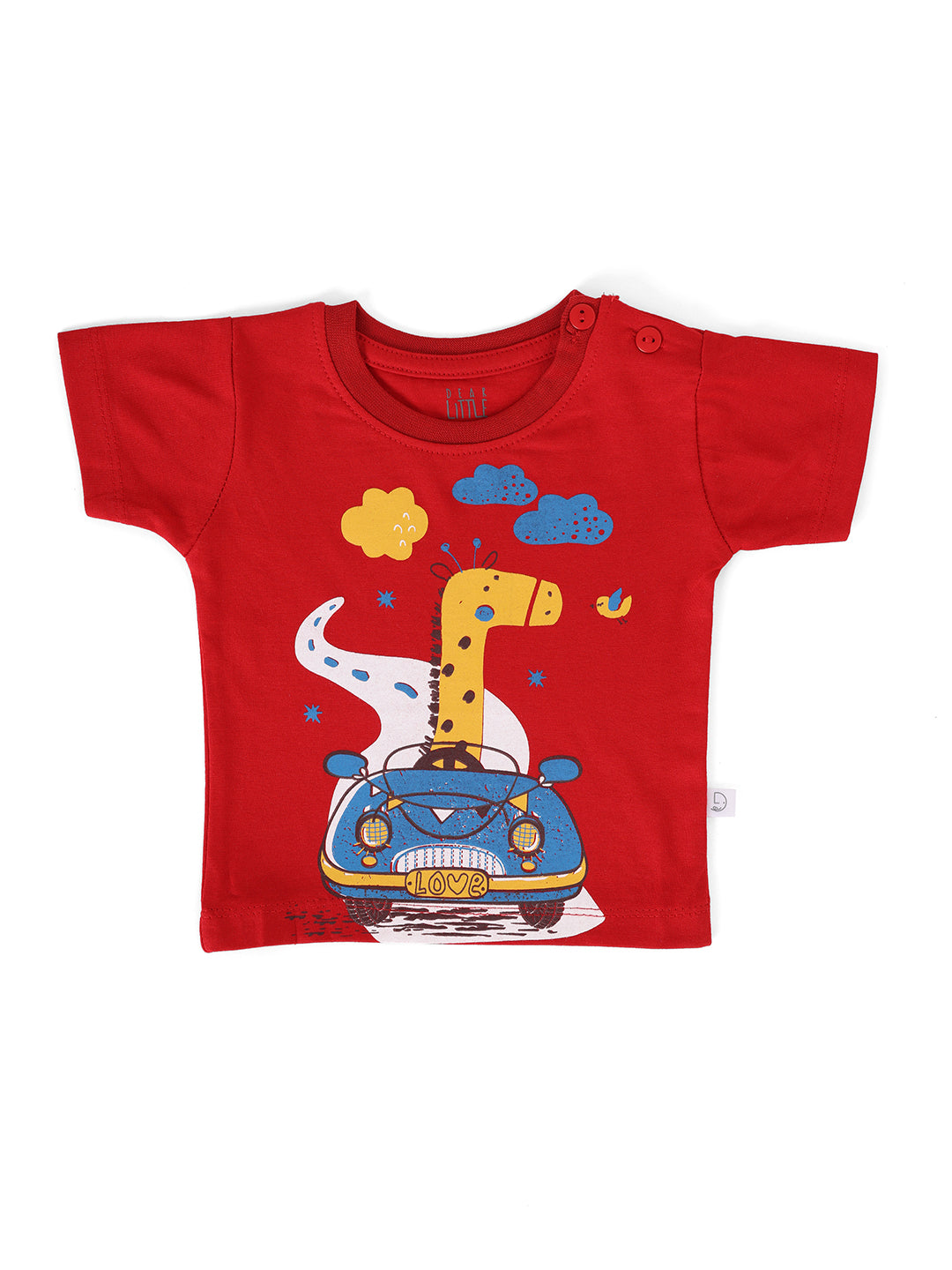 2-Pack Everyday Cotton Tees - Green & Red