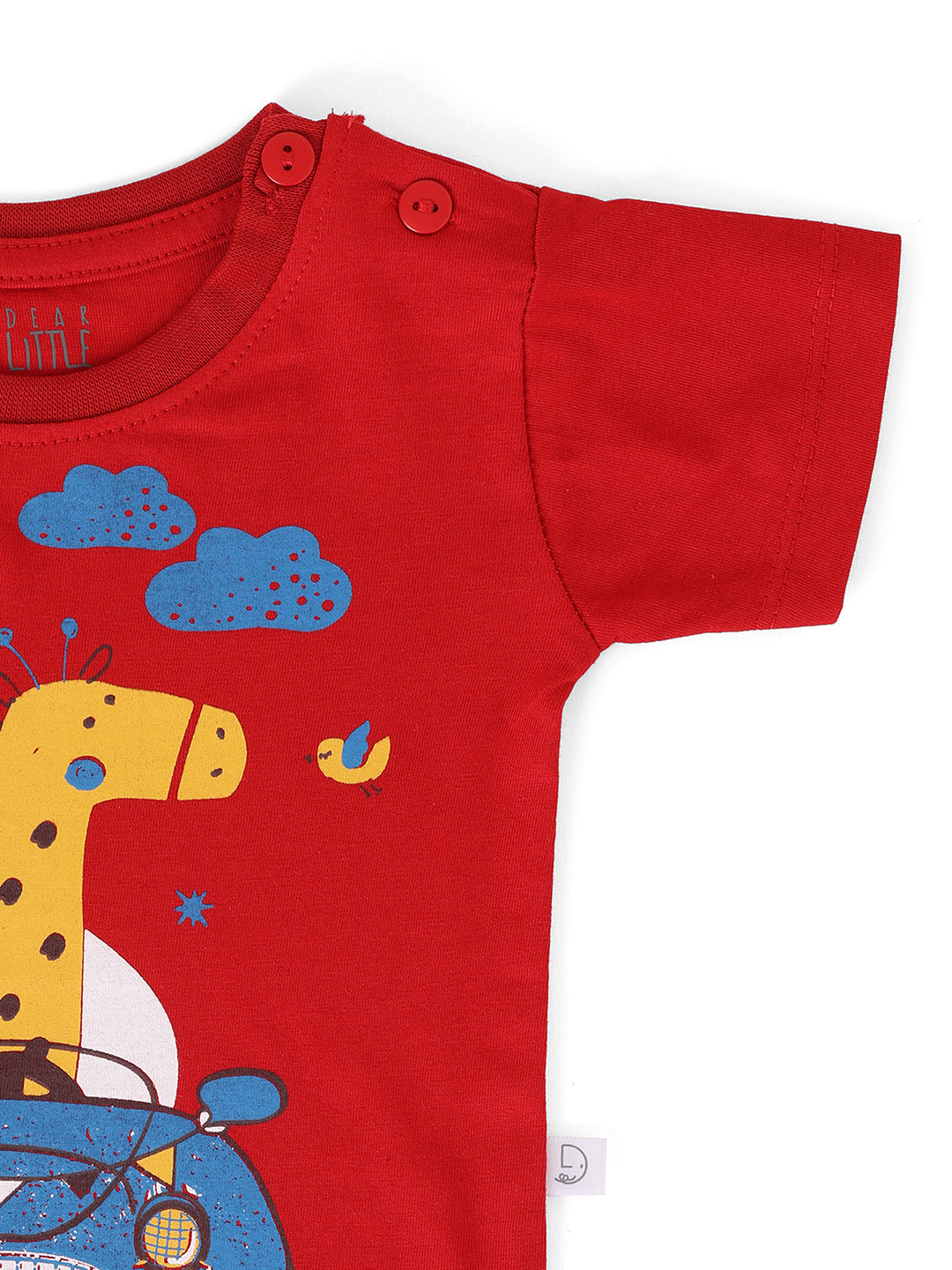 2-Pack Everyday Cotton Tees - Green & Red